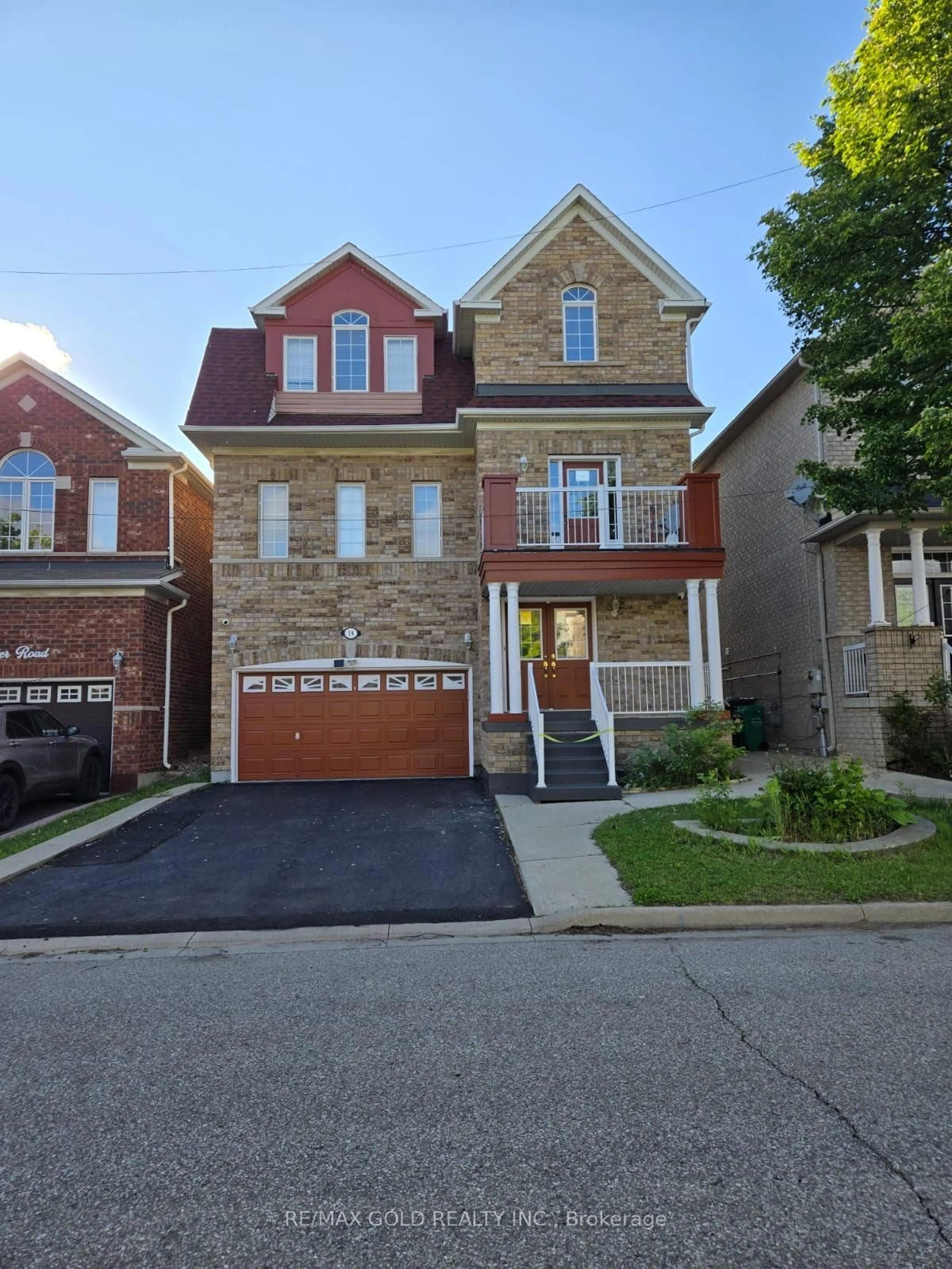 Home with brick exterior material, street for 18 Pathmaster Rd, Brampton Ontario L6P 2G8