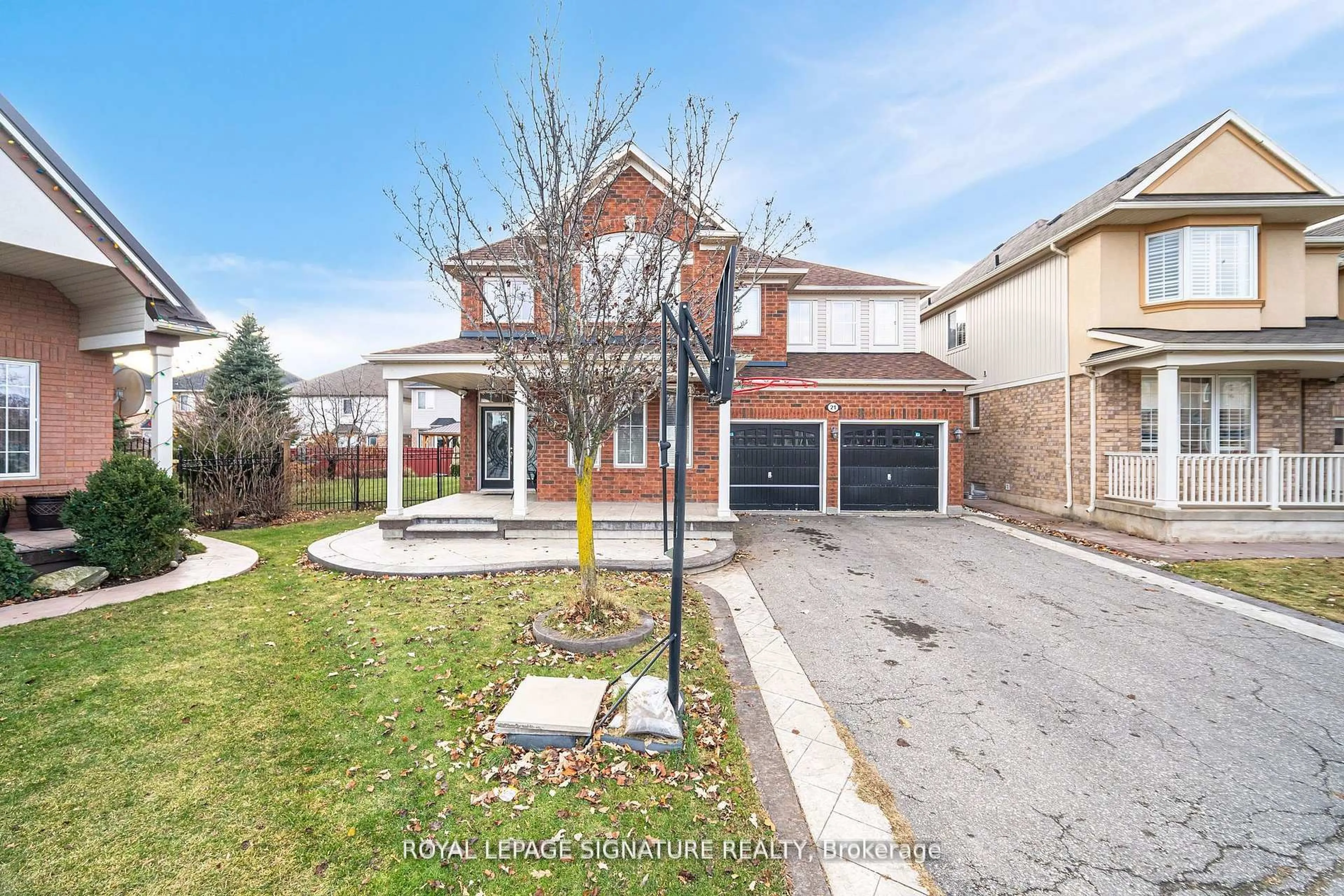 Home with brick exterior material, street for 21 Alboreto Way, Brampton Ontario L6X 0N5