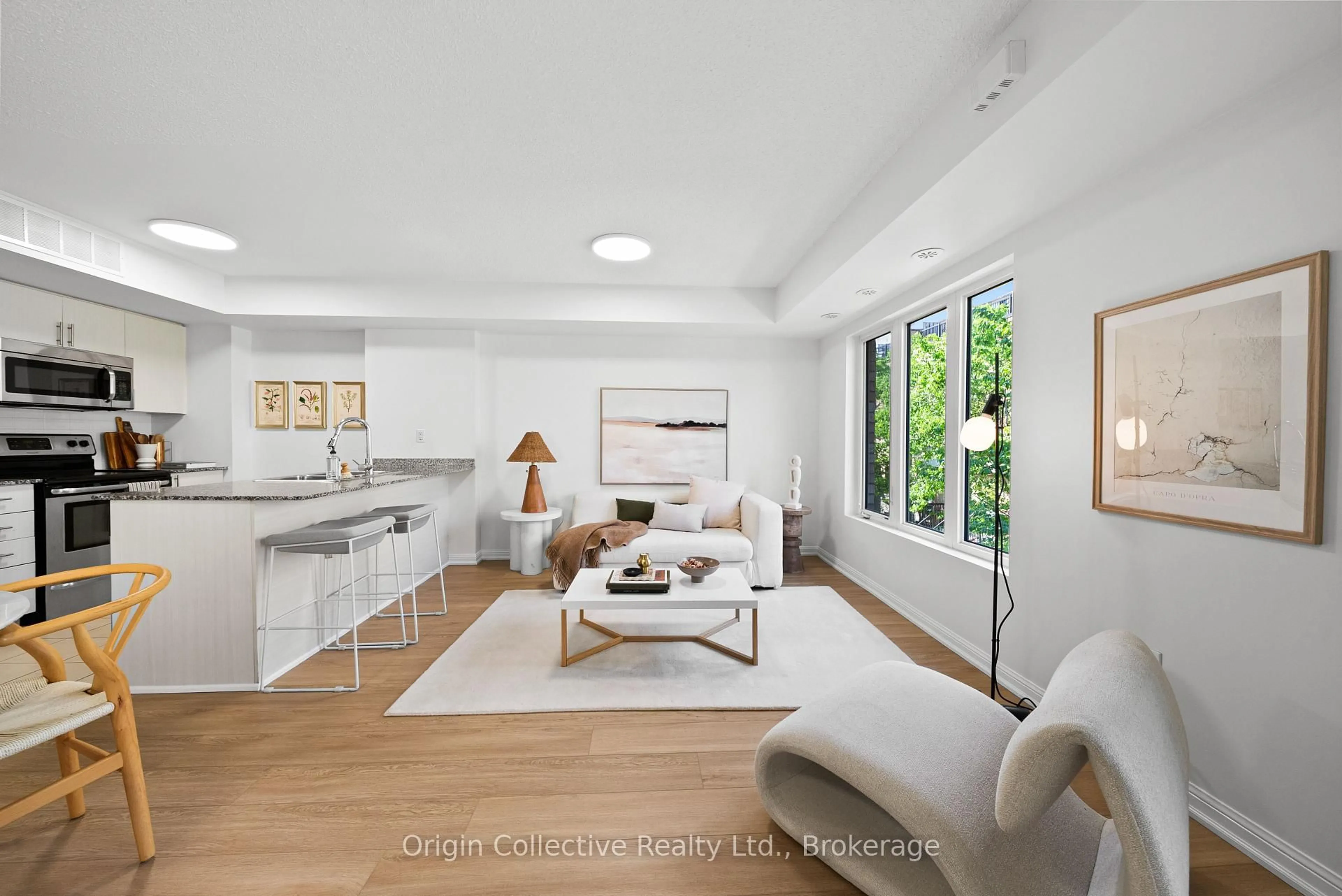 Open concept kitchen, unknown for 11 Foundry Ave #229, Toronto Ontario M6H 0B7