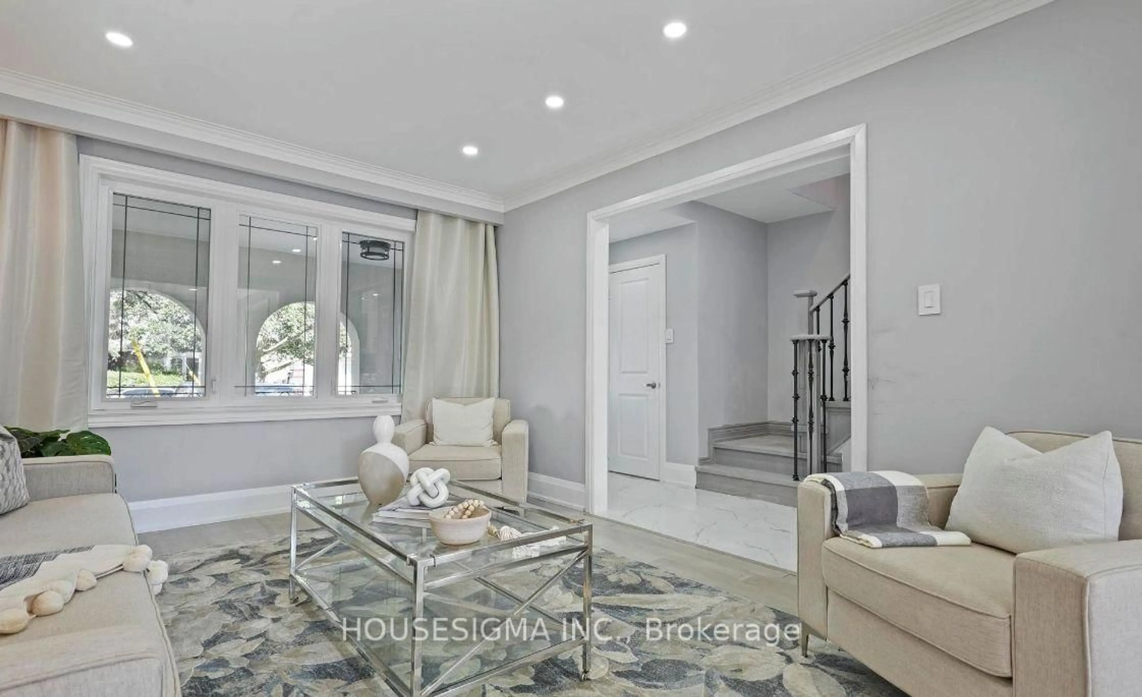 Living room with furniture, unknown for 90A Bicknell Ave, Toronto Ontario M6M 4G7