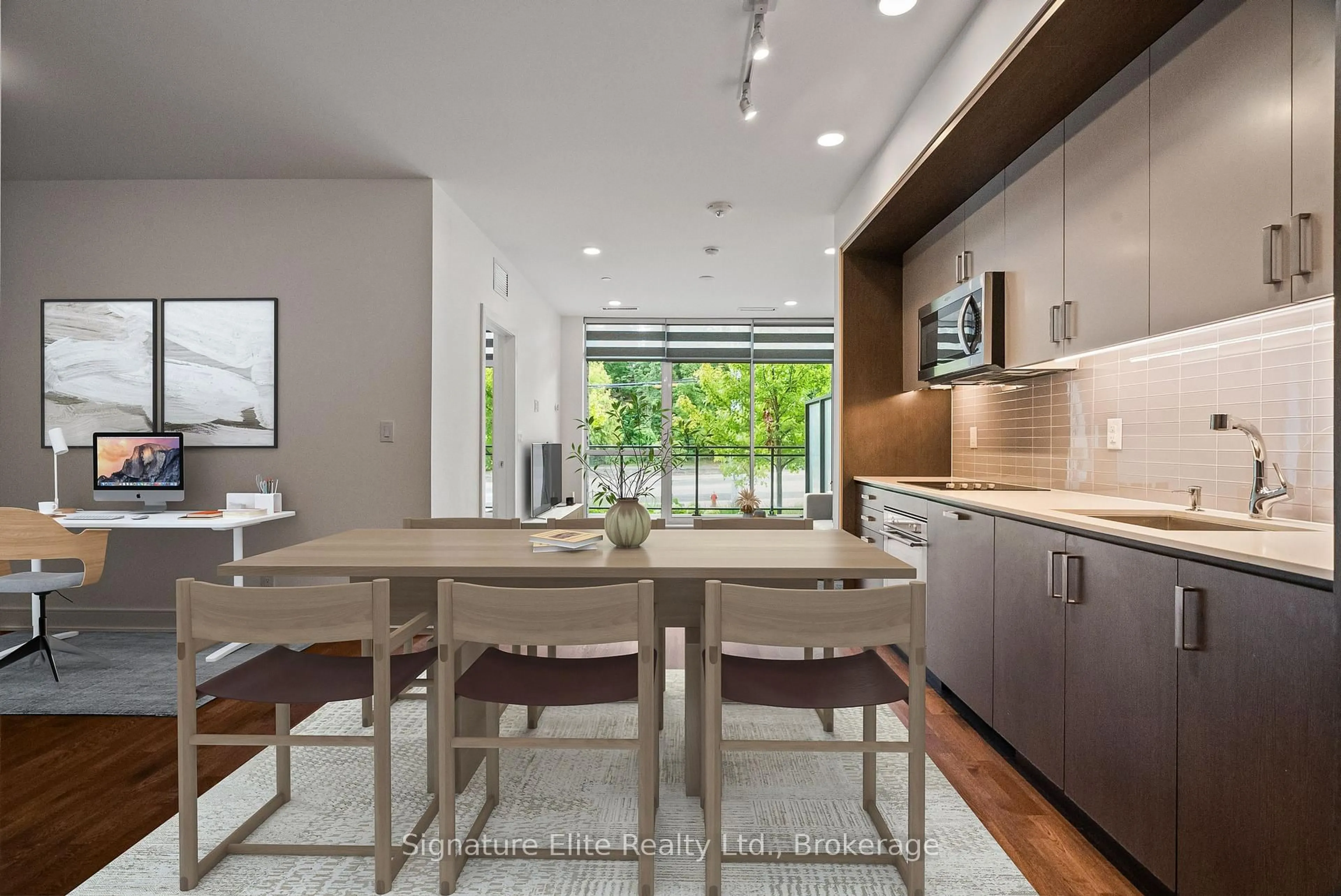 Contemporary kitchen, unknown for 1575 Lakeshore Rd #G28, Mississauga Ontario L5J 1J4