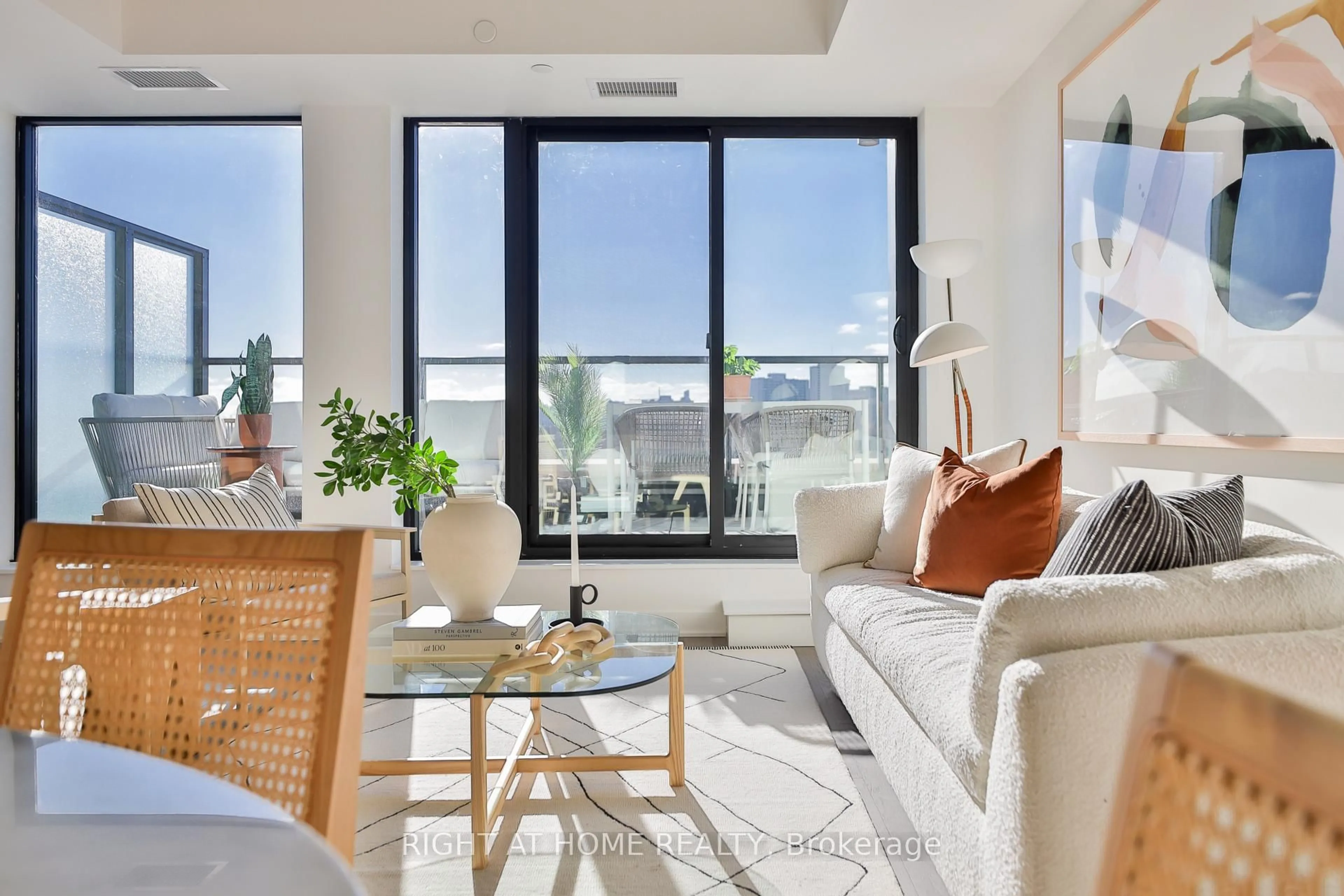 Living room with furniture, unknown for 2720 Dundas St #604, Toronto Ontario M6P 0C3