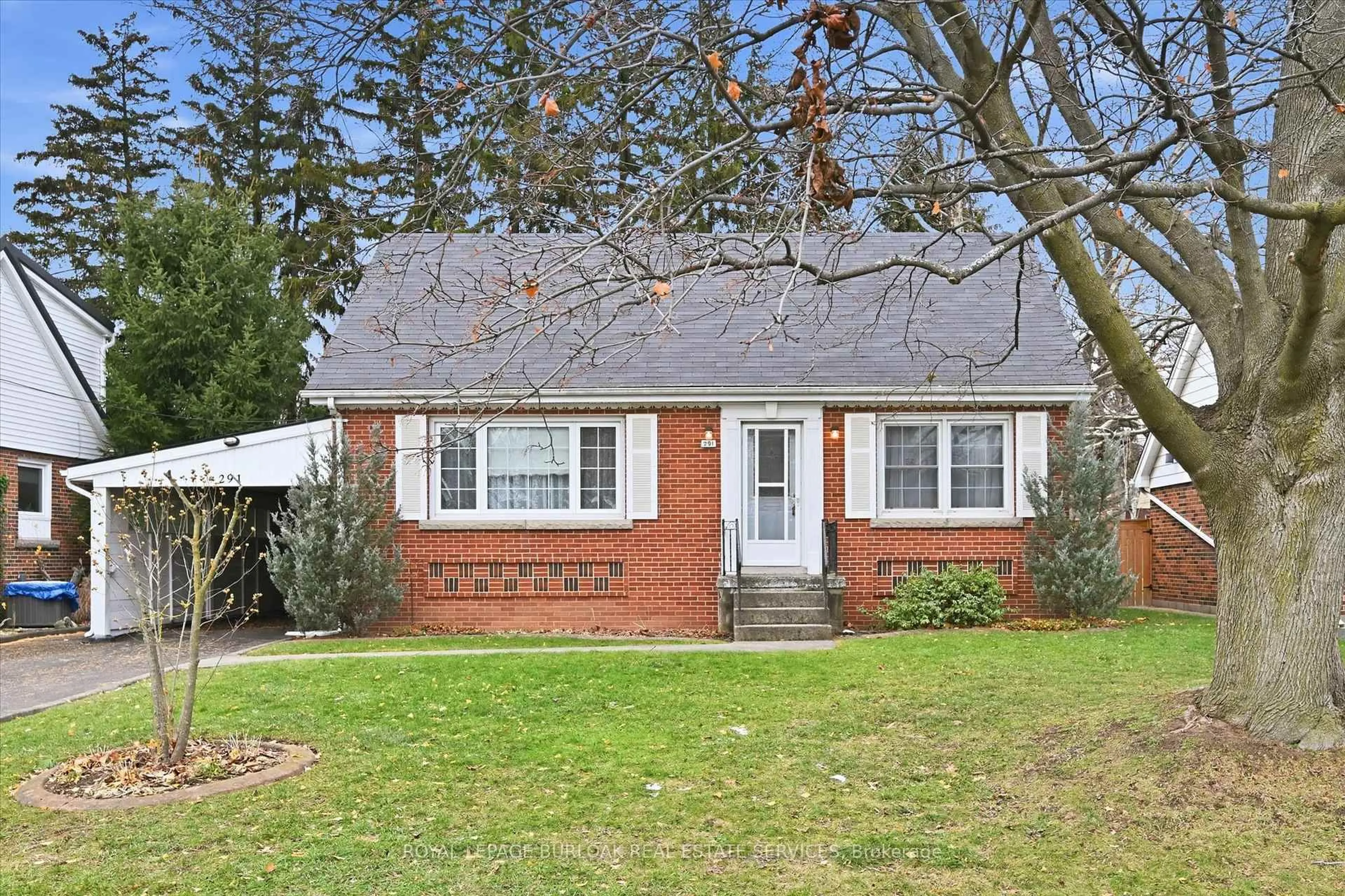 Home with brick exterior material, street for 291 Merle Ave, Burlington Ontario L7T 2T8