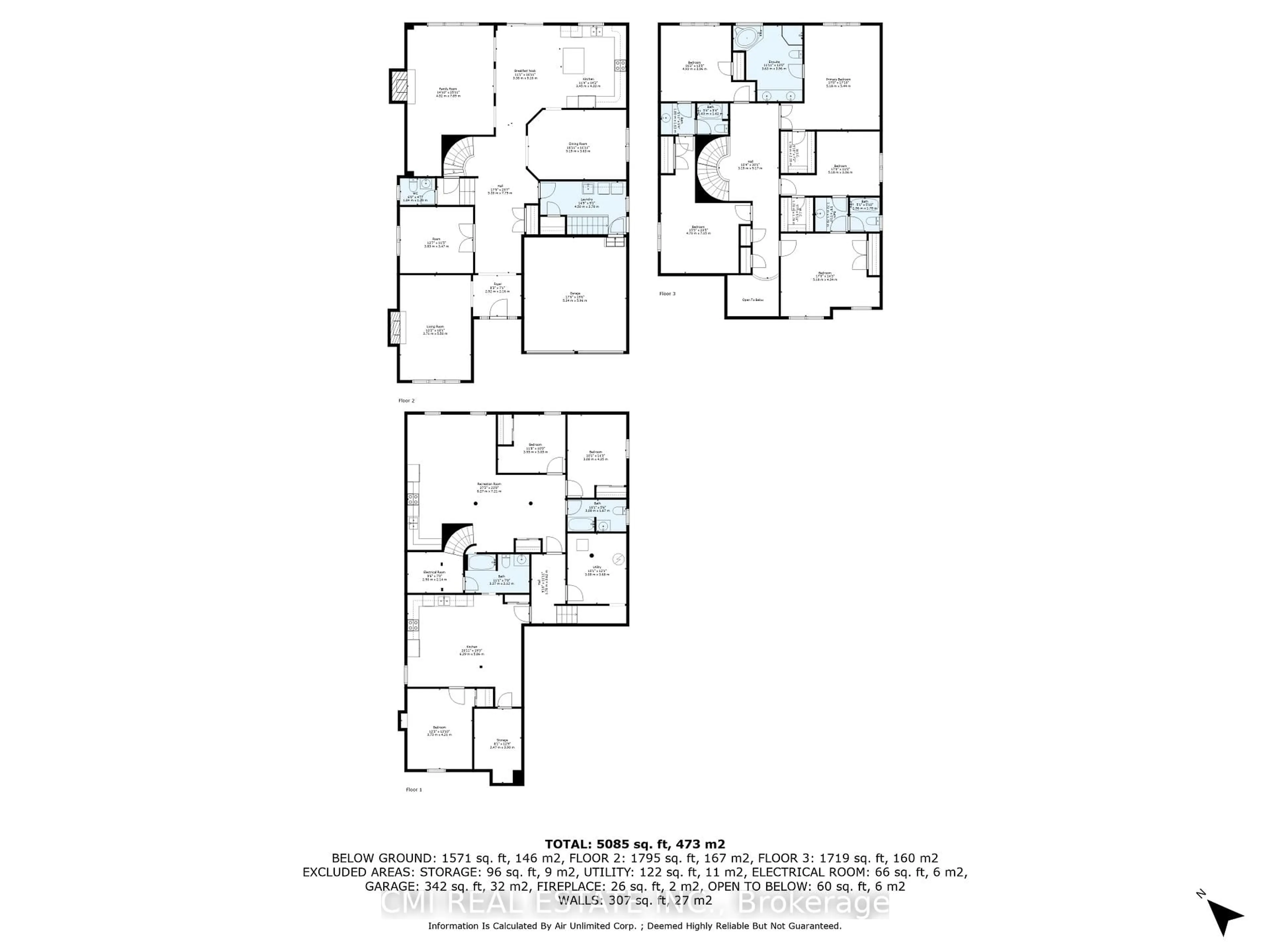 Floor plan for 5 Decorso Dr, Brampton Ontario L6P 3T7