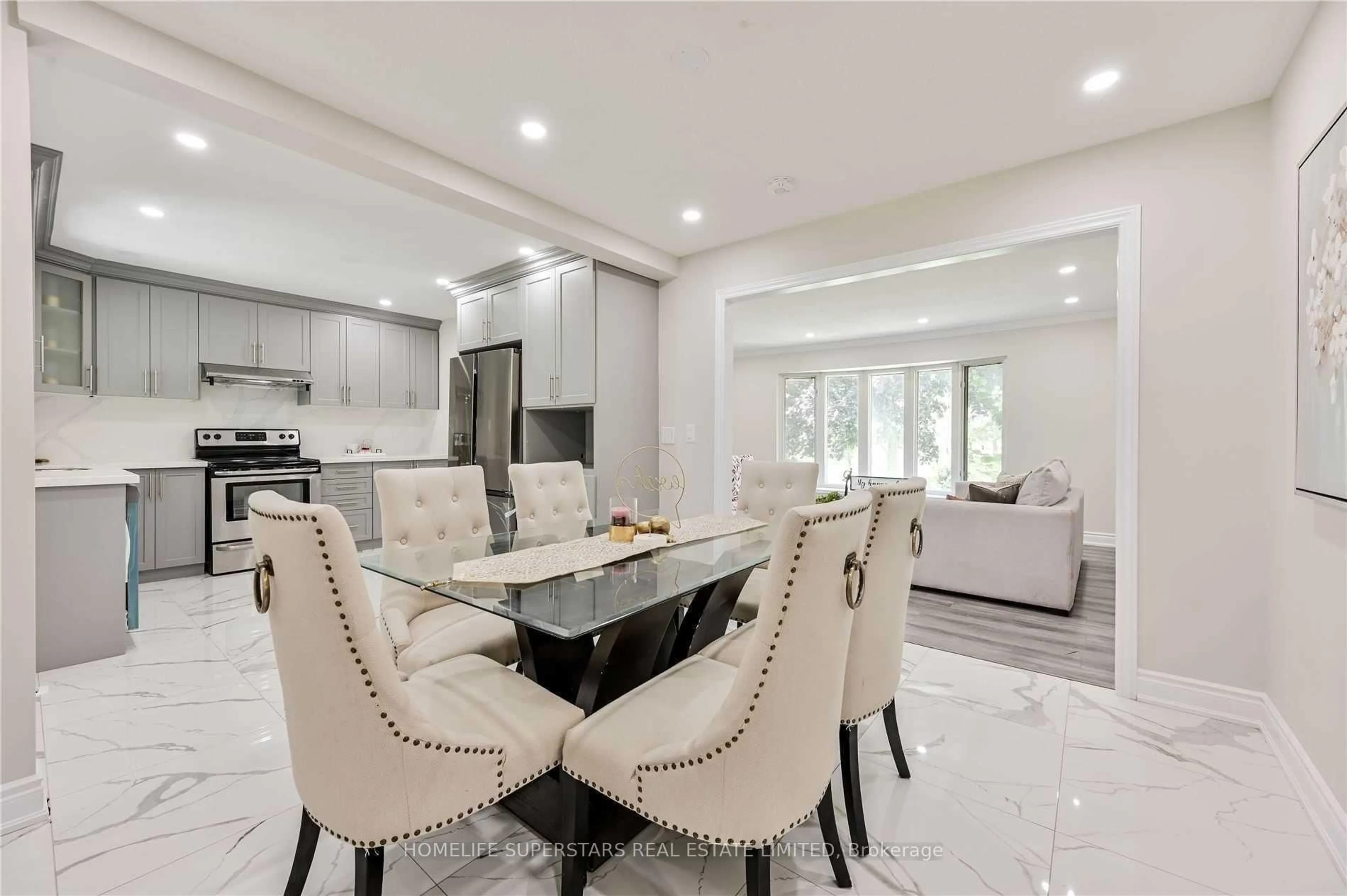 Open concept kitchen, ceramic/tile floor for 13413 Humber Station Rd, Caledon Ontario L7E 0Z7