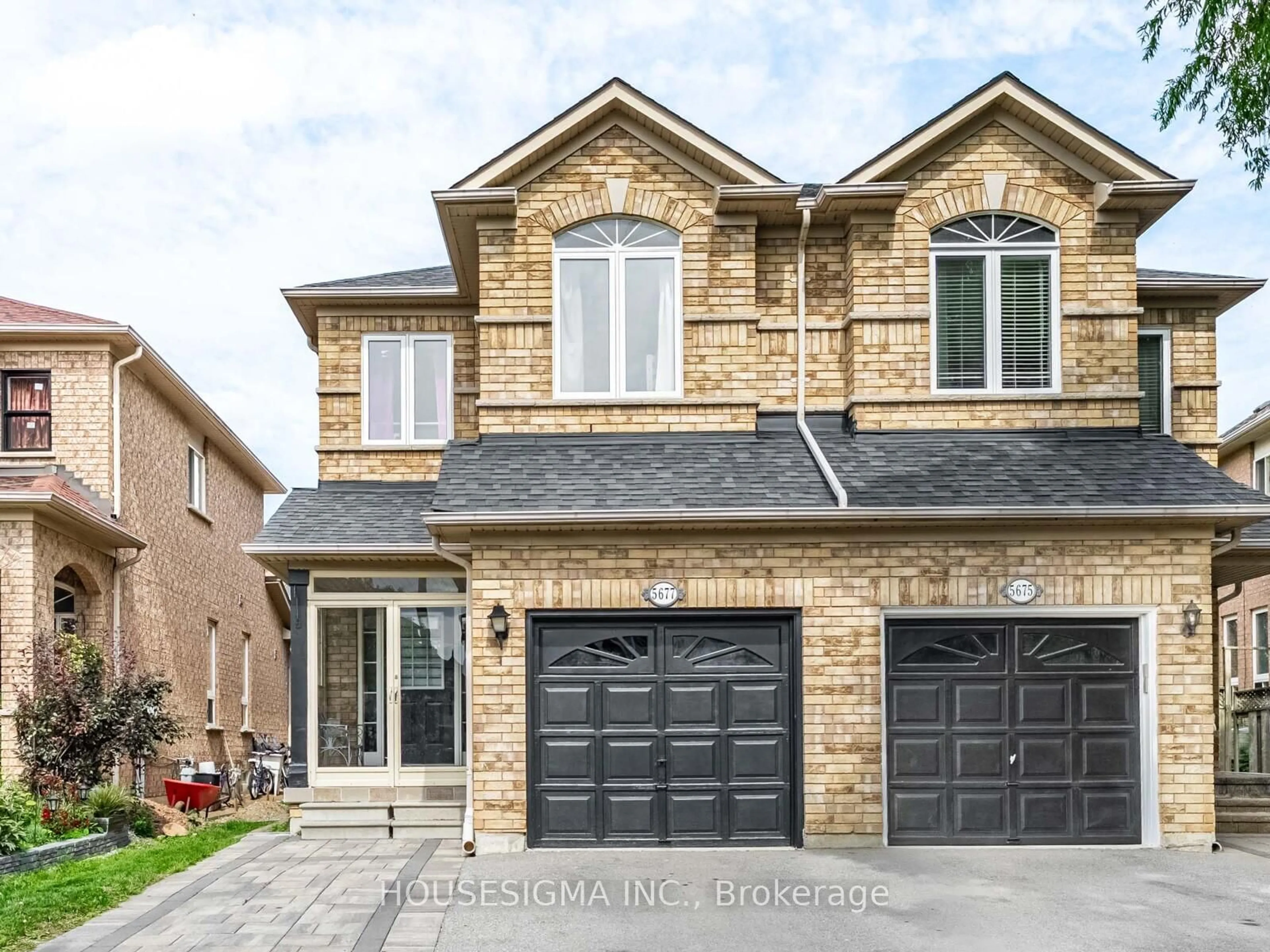 Home with brick exterior material, street for 5677 Raleigh St, Mississauga Ontario L5M 7E6