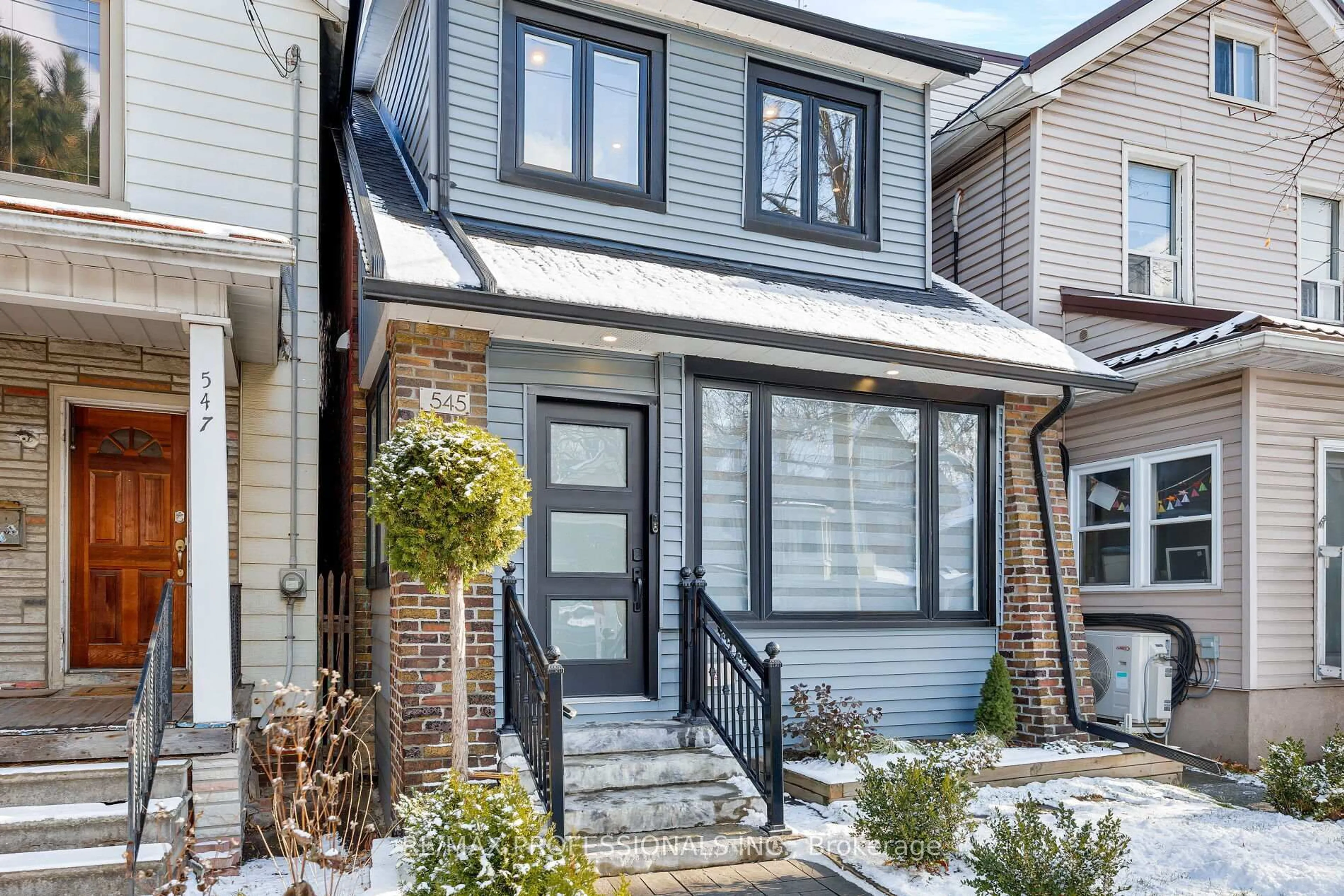 Home with brick exterior material, street for 545 Runnymede Rd, Toronto Ontario M6S 2Z8