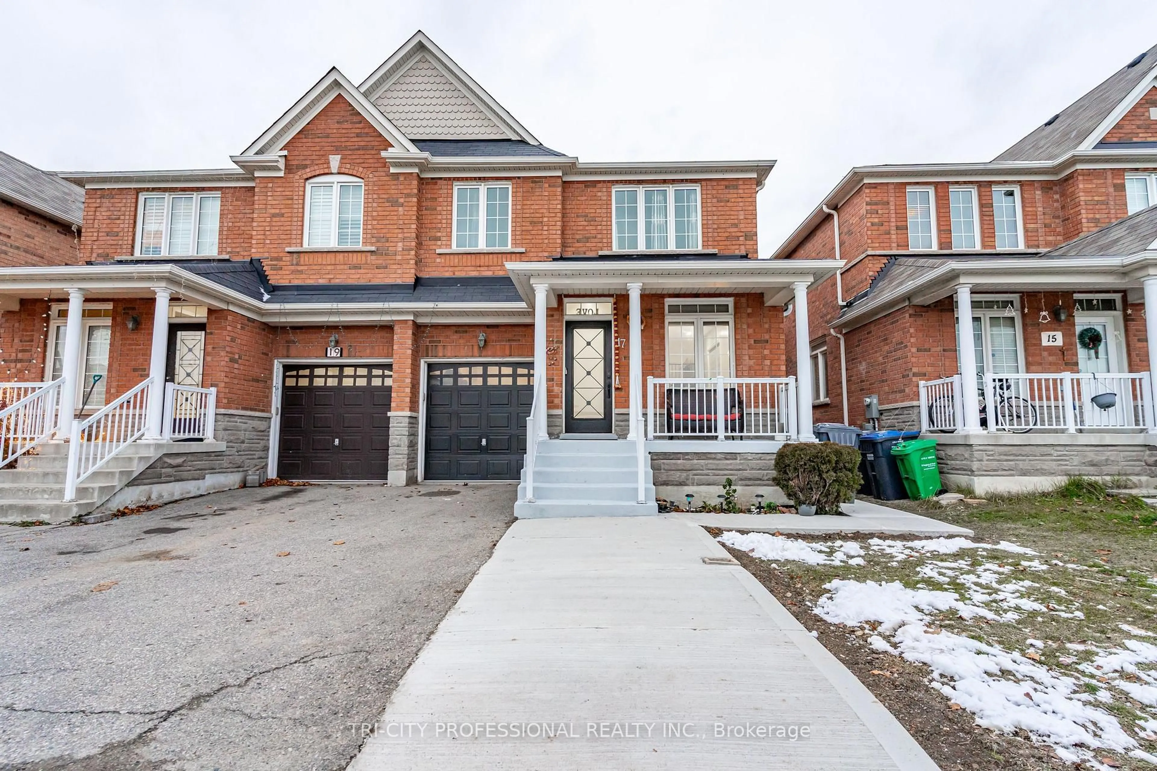 Home with brick exterior material, street for 17 Sleightholme Cres, Brampton Ontario L6P 3C2