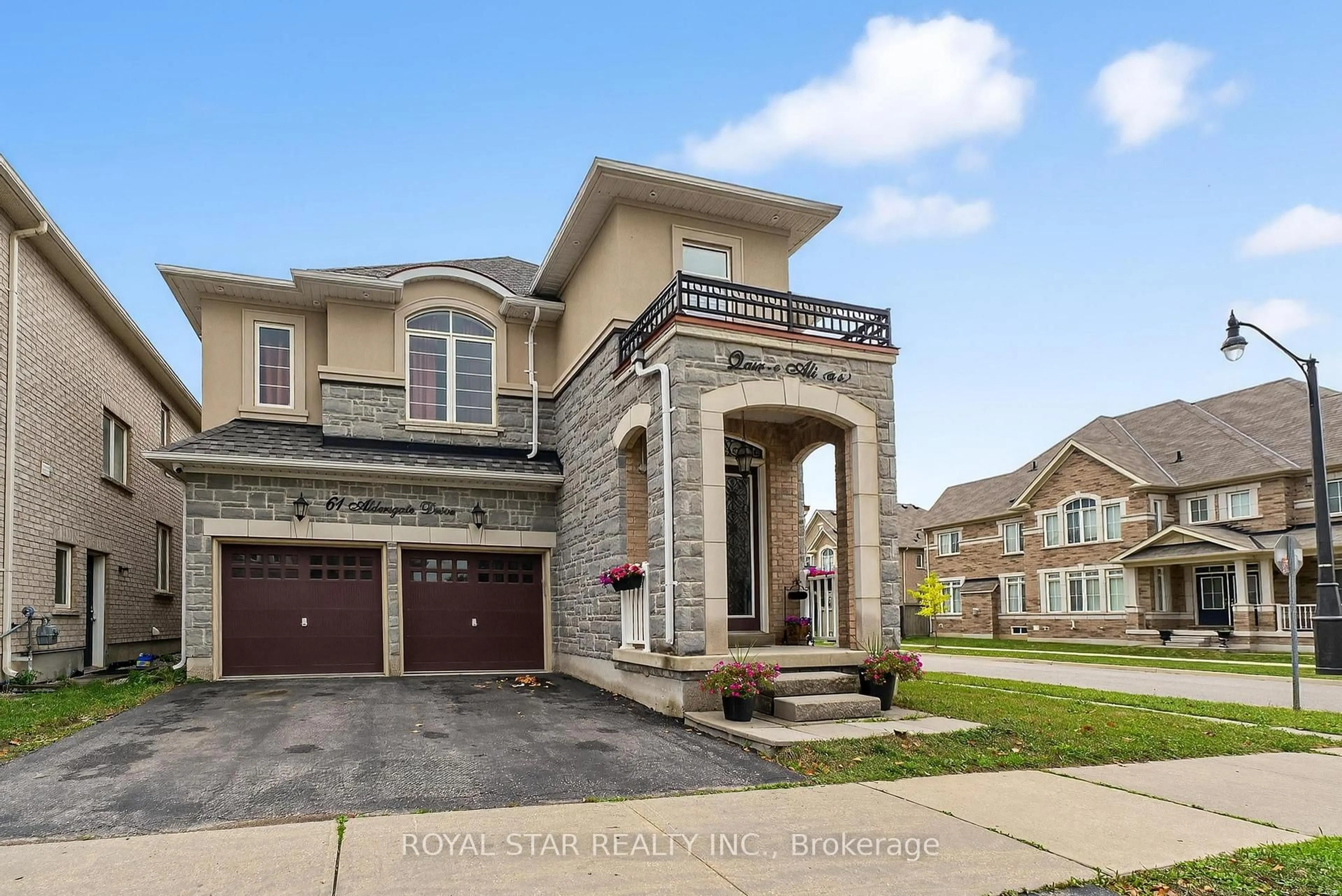 Home with brick exterior material, street for 61 Aldersgate Dr, Brampton Ontario L7A 3Z9