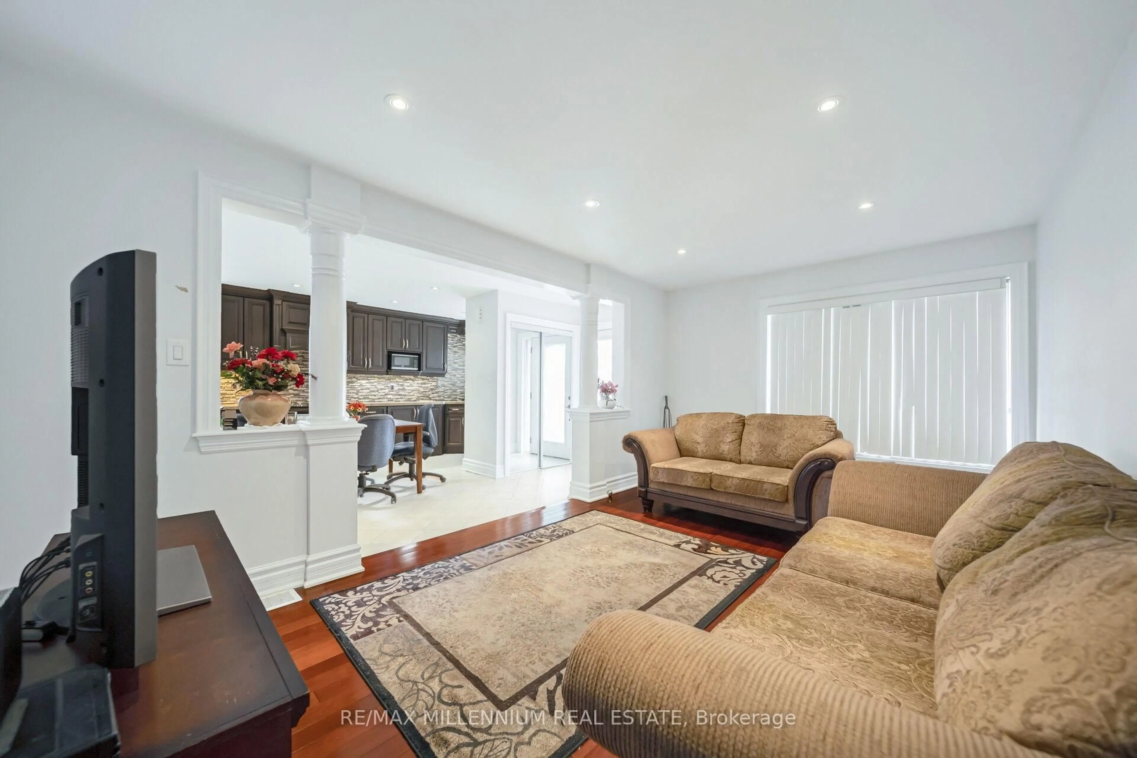 Living room with furniture, unknown for 226 Falstaff Ave, Toronto Ontario M6L 2G1