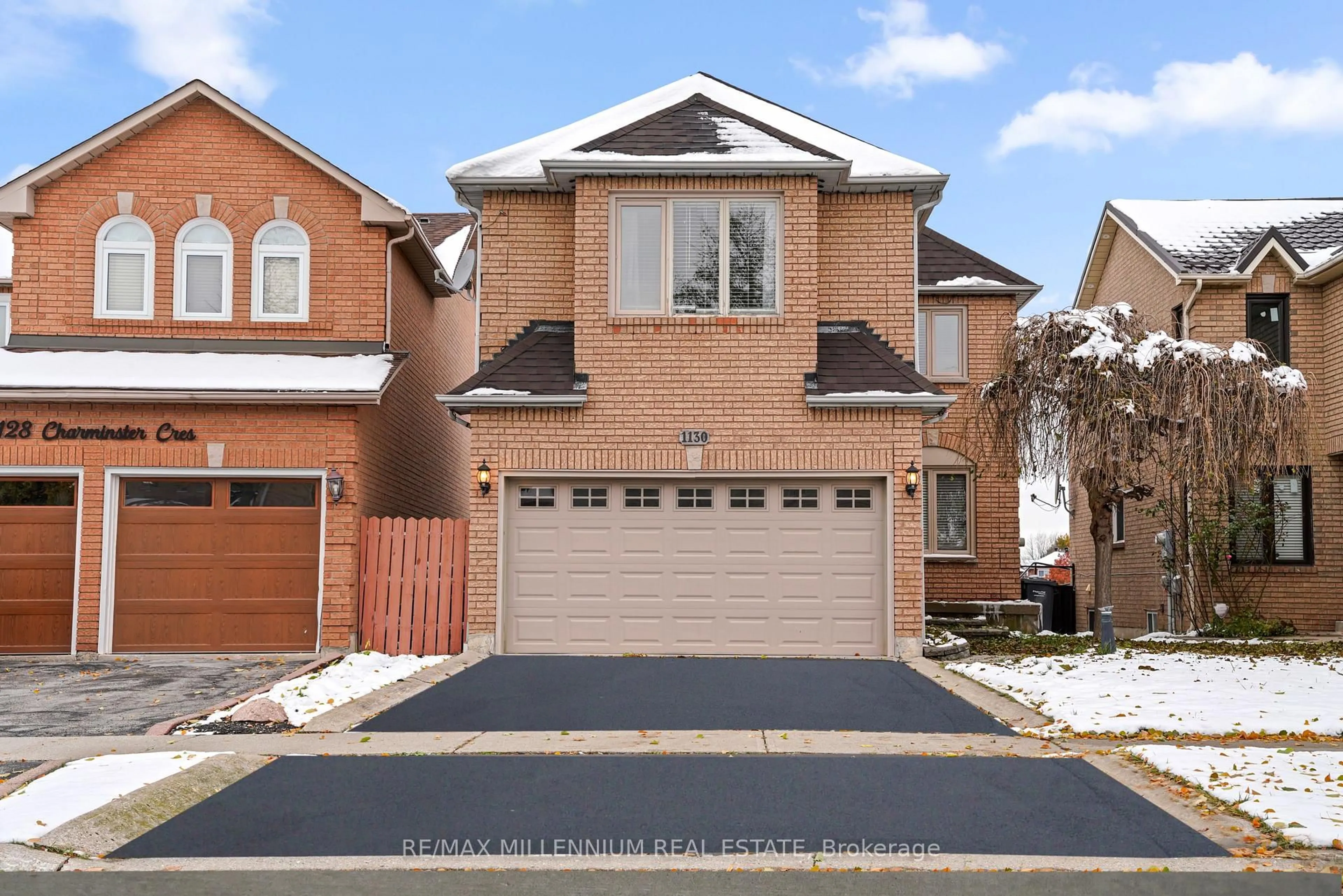 Home with brick exterior material, street for 1130 Charminster Cres, Mississauga Ontario L5V 1P9