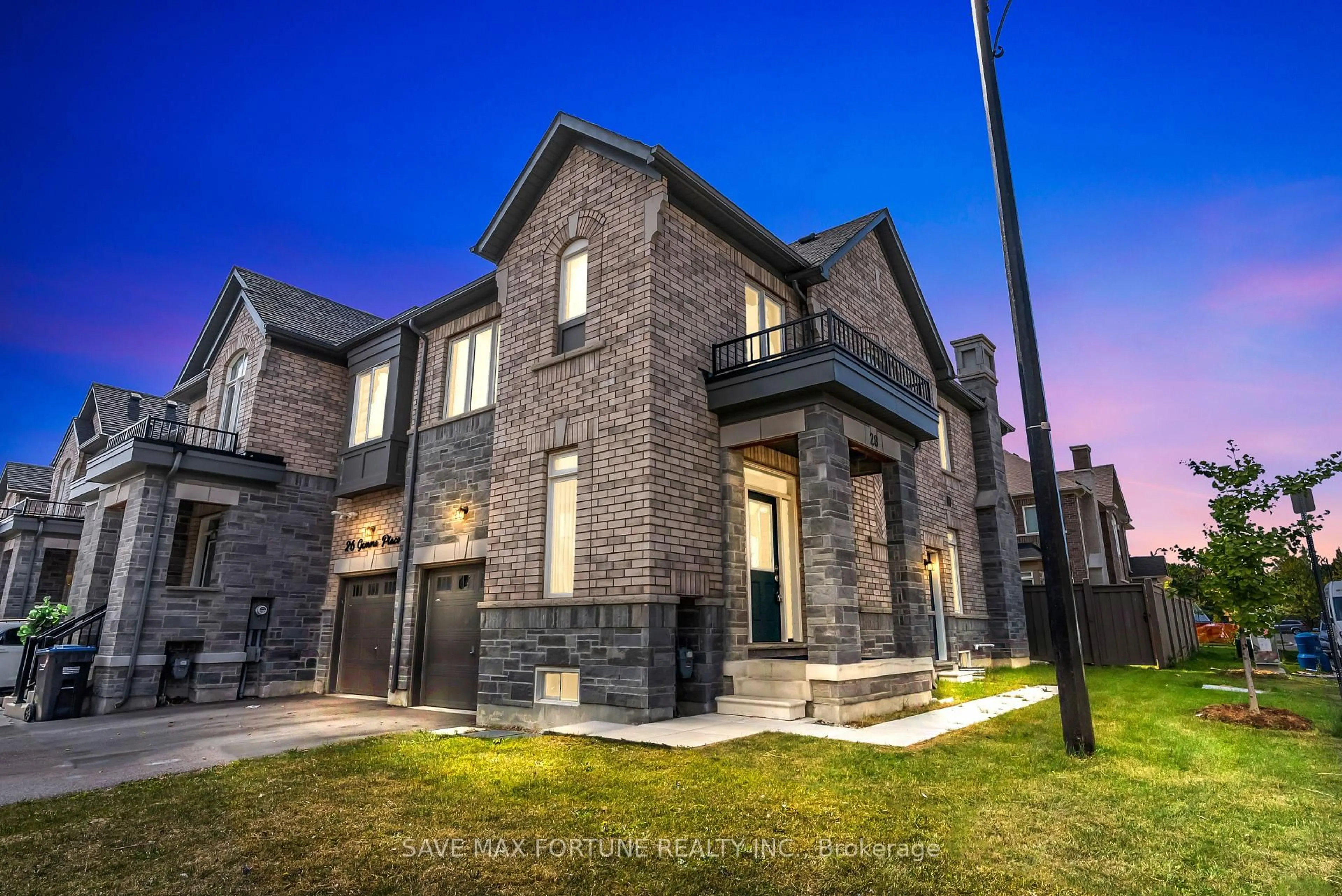 Home with brick exterior material, street for 28 Gemma Pl, Brampton Ontario L6Z 1X9