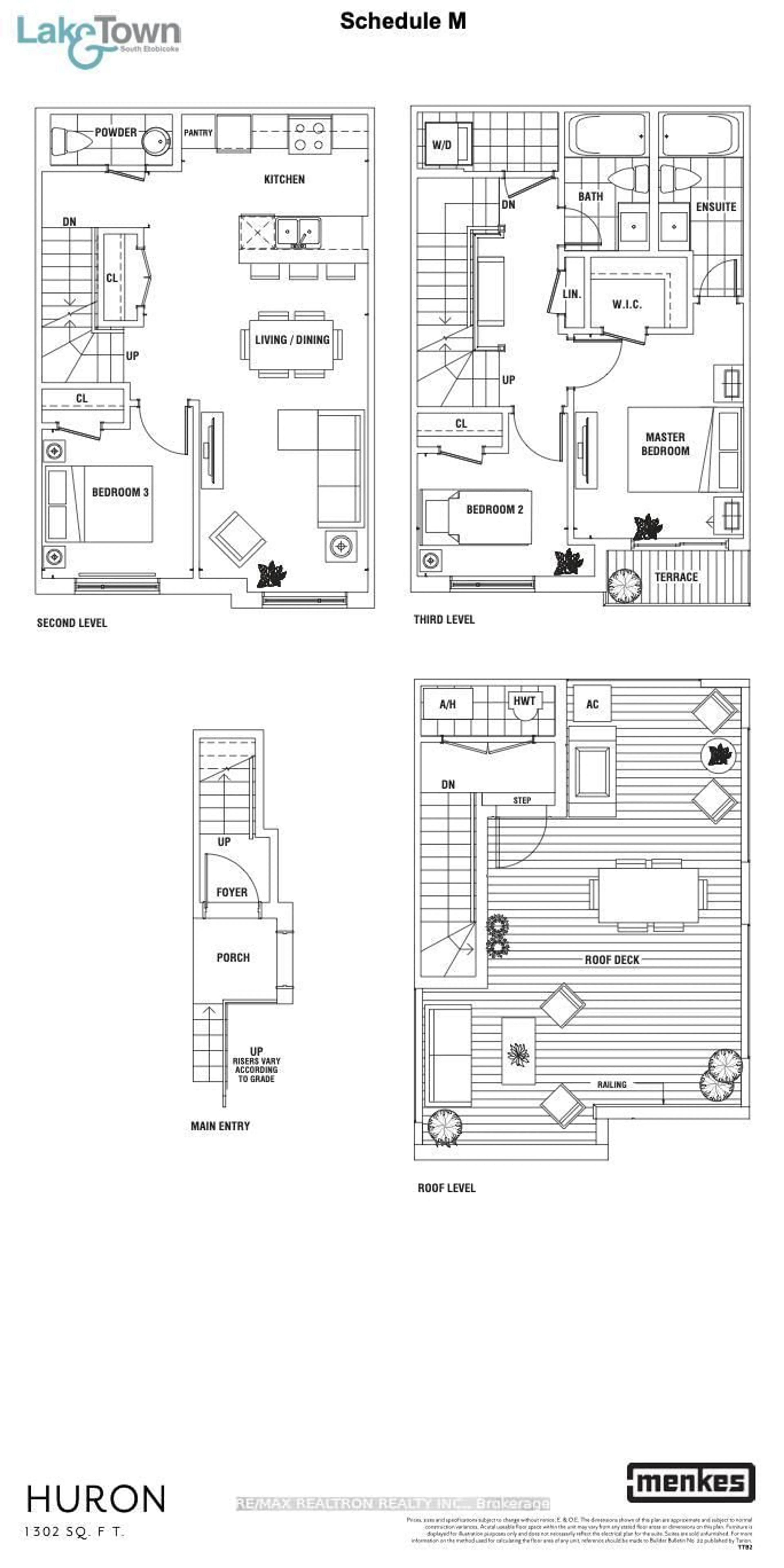 Floor plan for 20 William Jackson Way #89, Toronto Ontario M8X 2J3