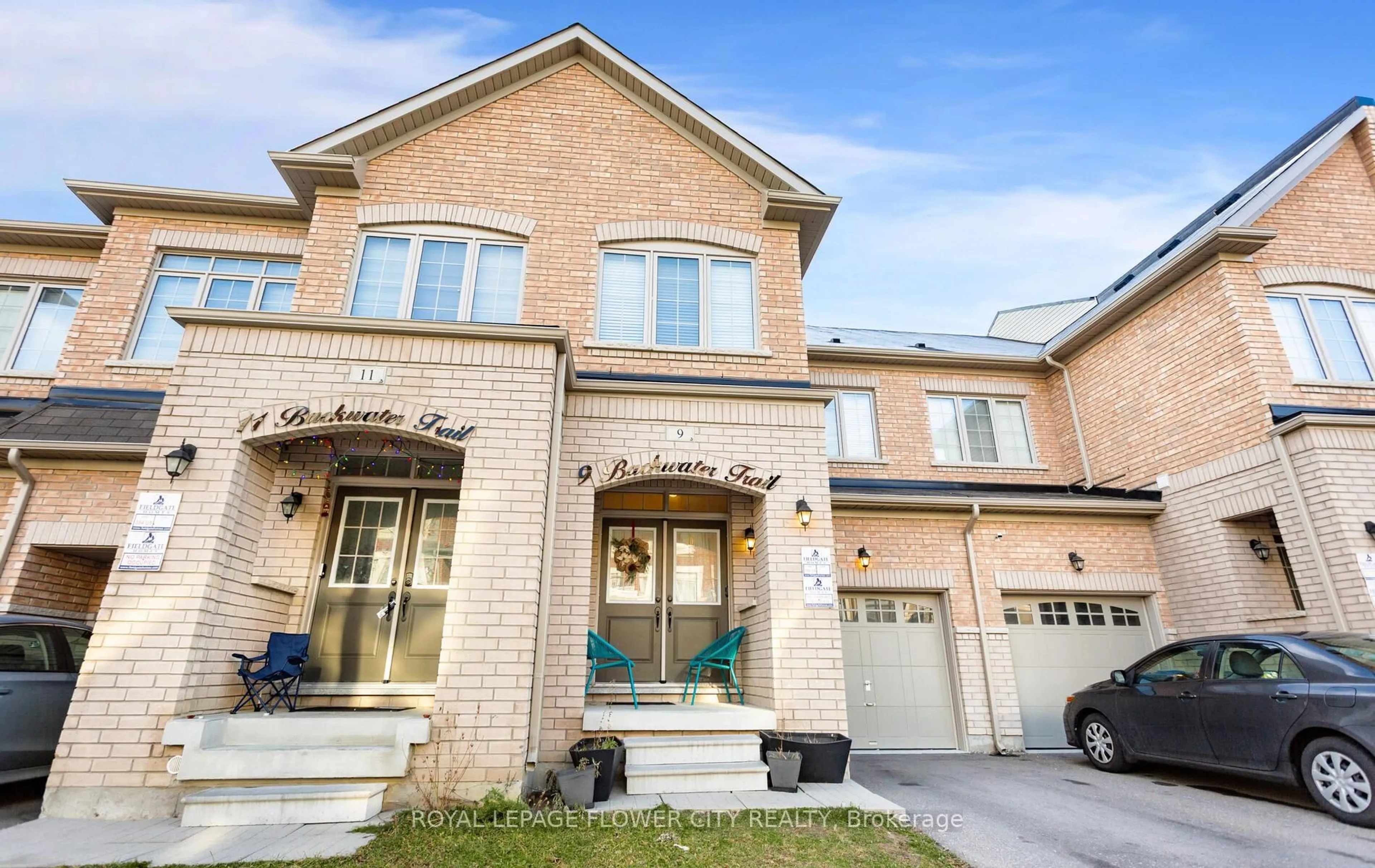 Home with brick exterior material, street for 9 Backwater Tr, Brampton Ontario L7A 5B8
