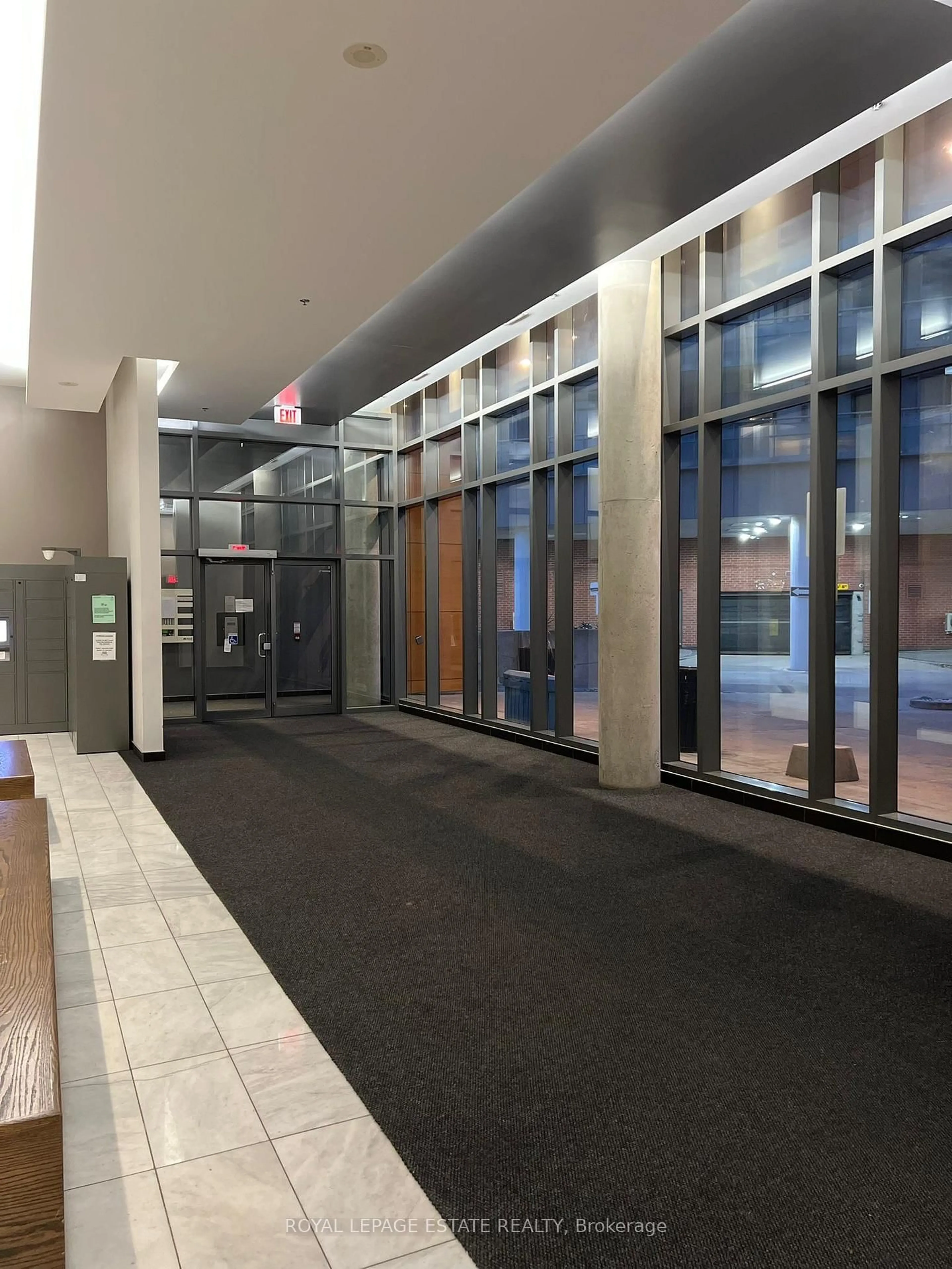 Indoor foyer for 20 Joe Shuster Way #612, Toronto Ontario M6K 0A3