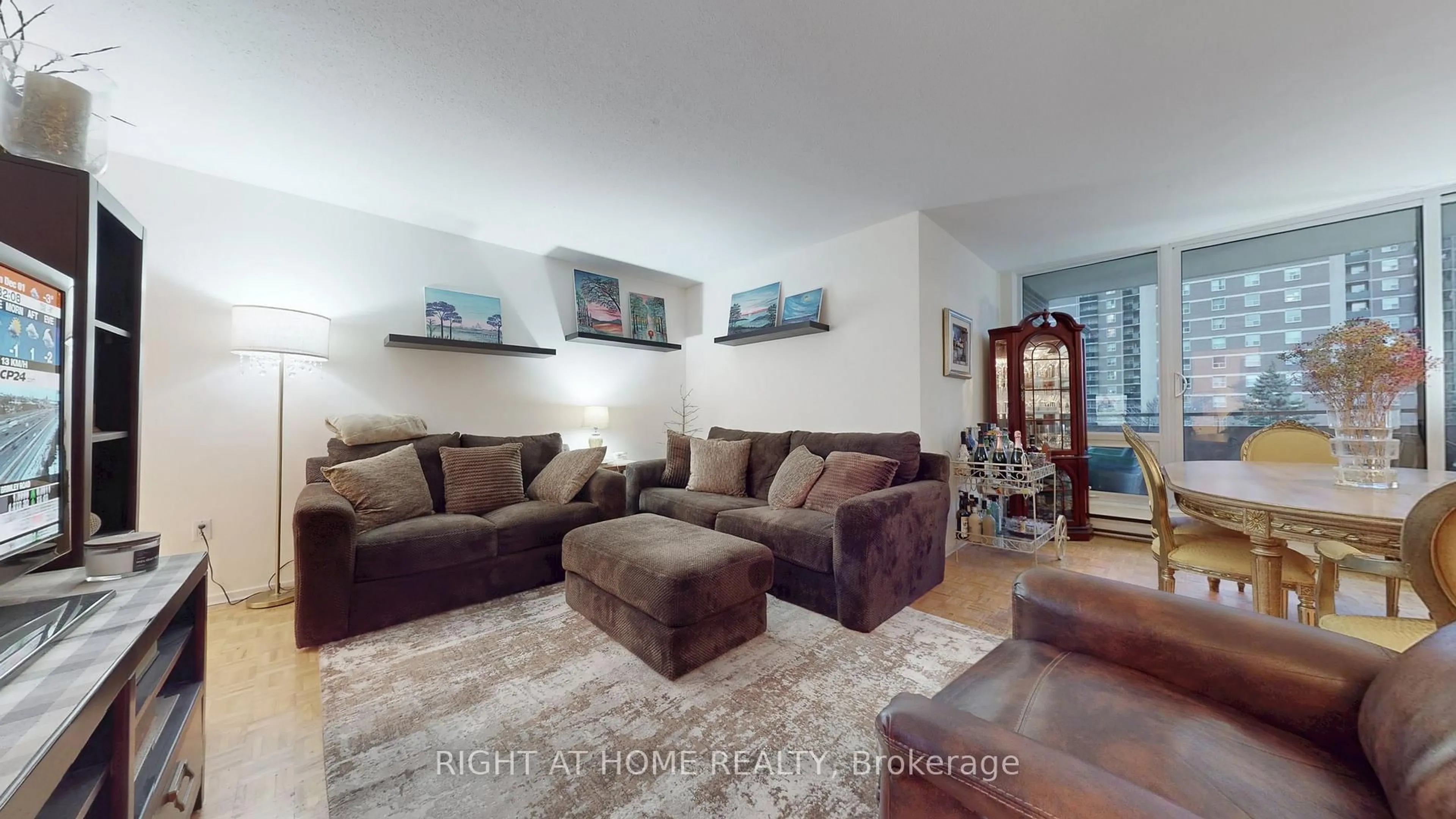 Living room with furniture, unknown for 61 Richview Rd #508, Toronto Ontario M9A 4M8