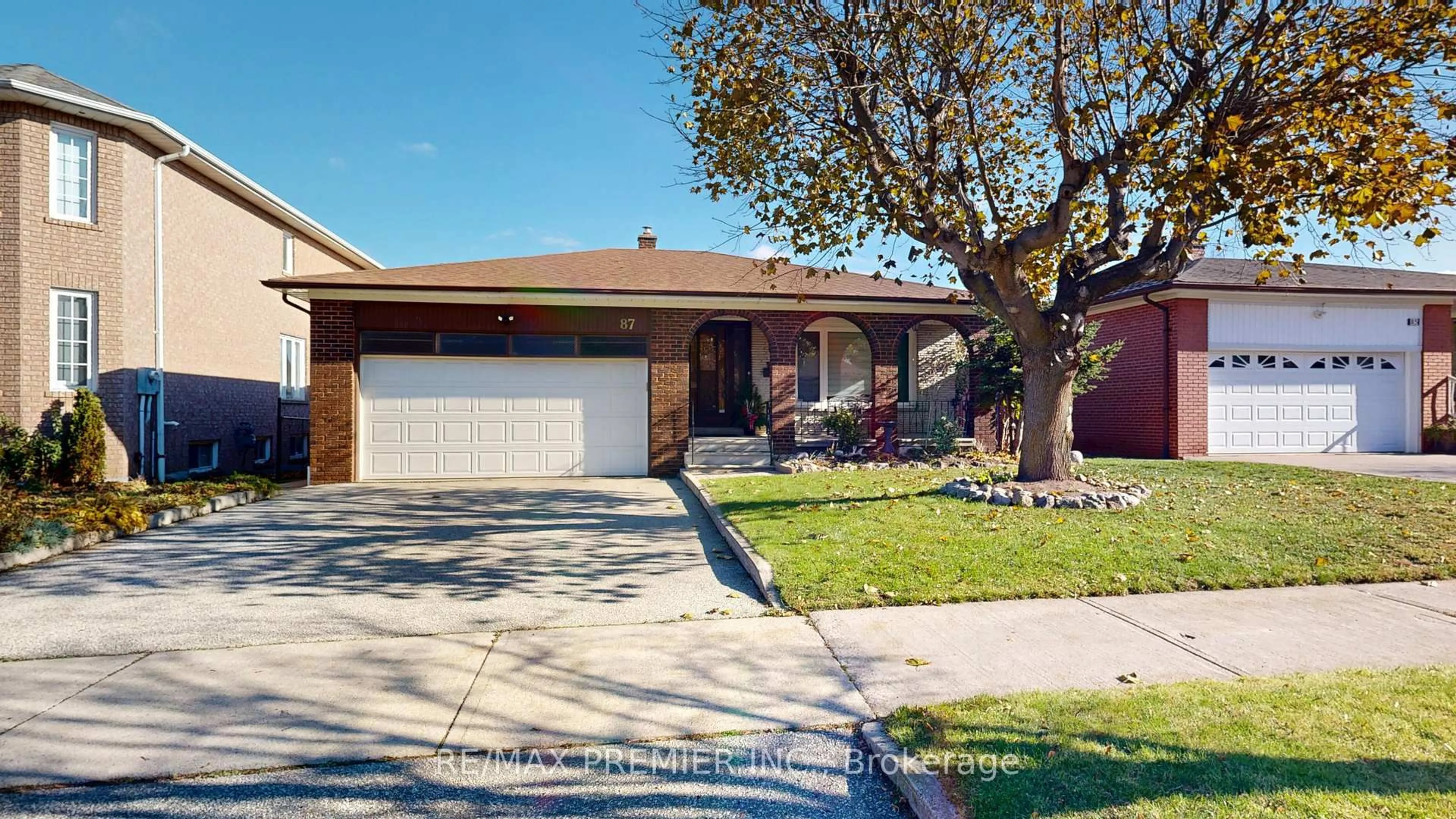 Home with brick exterior material, street for 87 Aviemore Dr, Toronto Ontario M9L 2L9