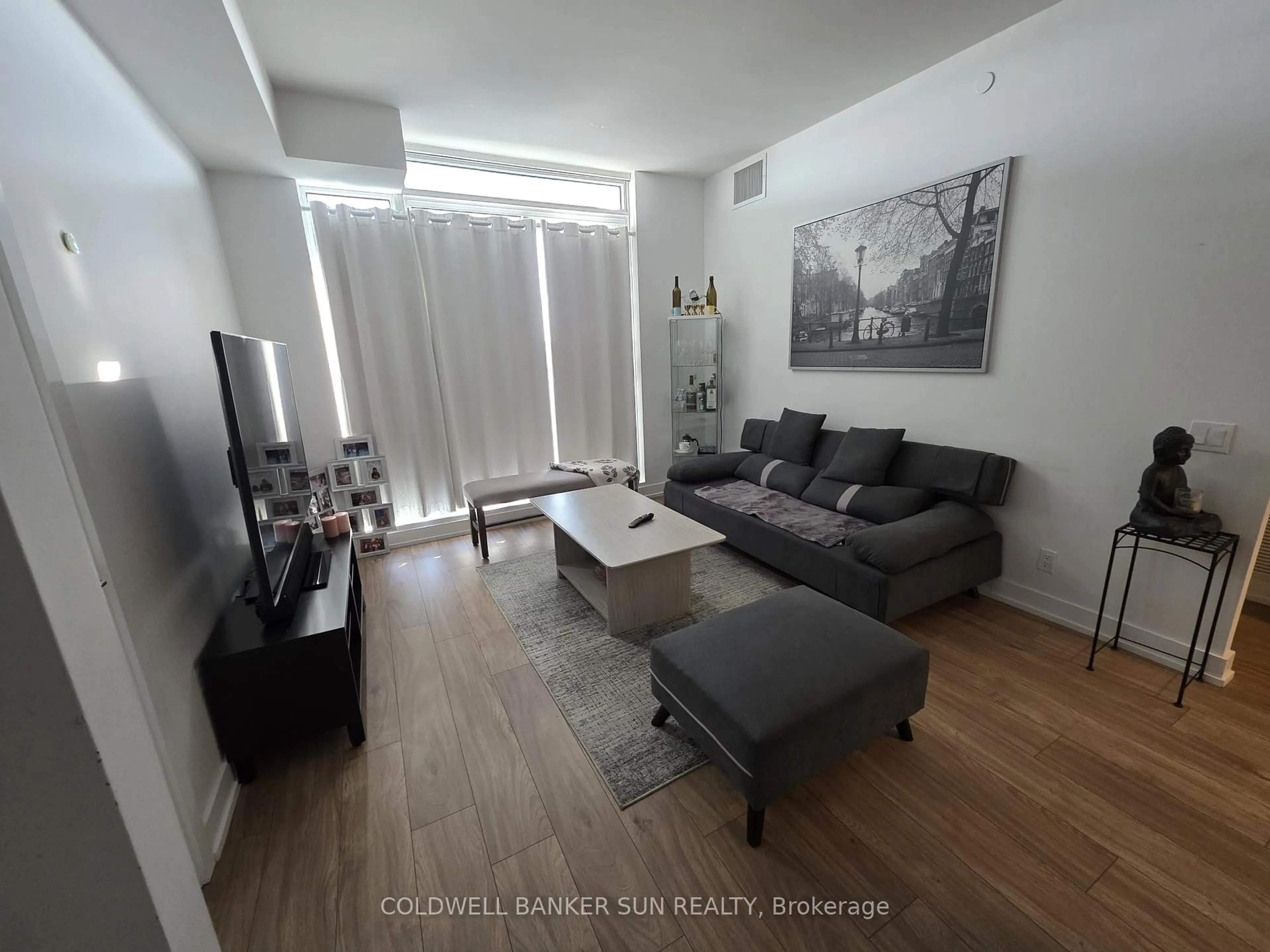 Living room with furniture, unknown for 215 Veterans Dr #601, Brampton Ontario L7A 4S6