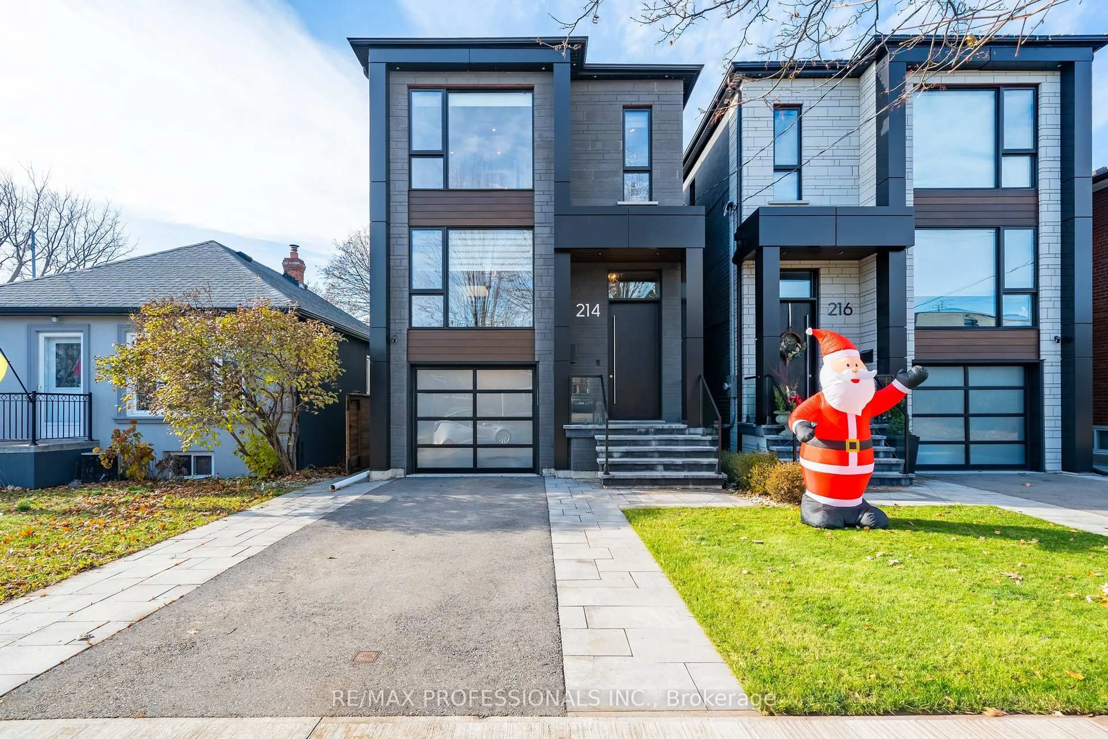 Home with brick exterior material, street for 214 Aldercrest Rd, Toronto Ontario M8W 4J4