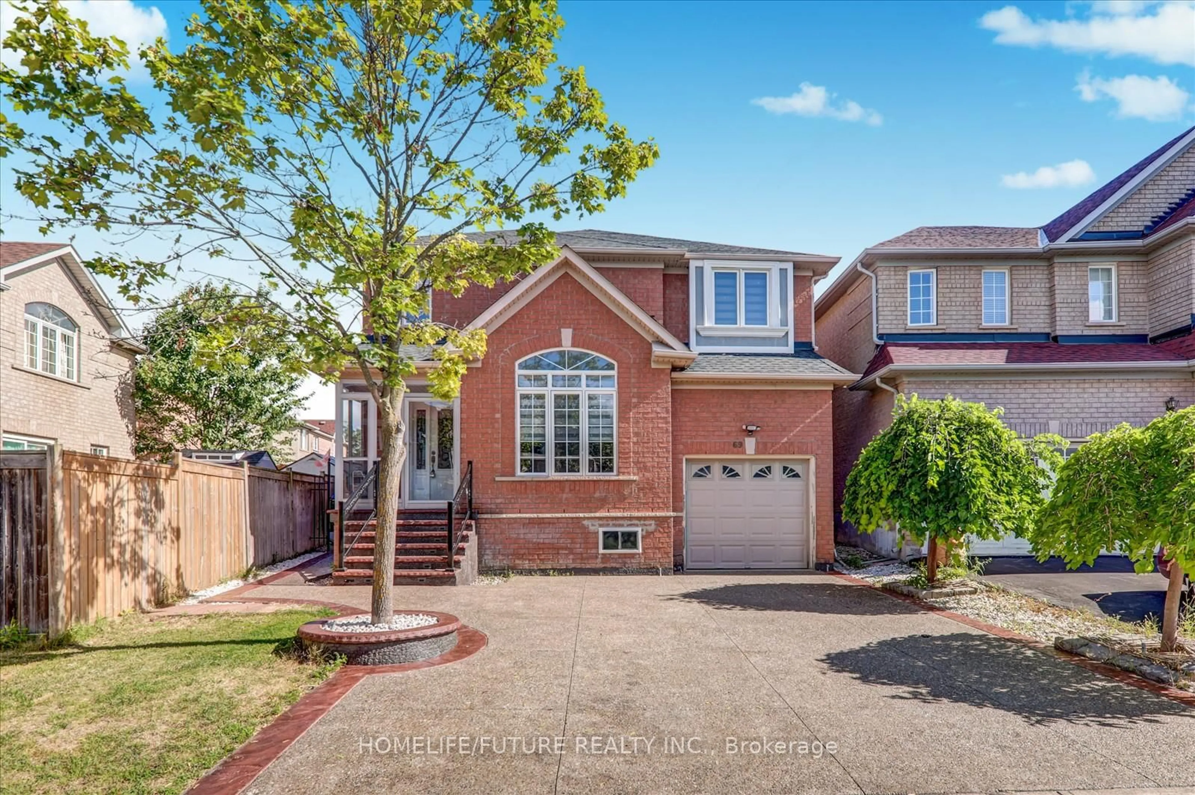 Home with brick exterior material, street for 69 Heatherdale Dr, Brampton Ontario L7A 2H4