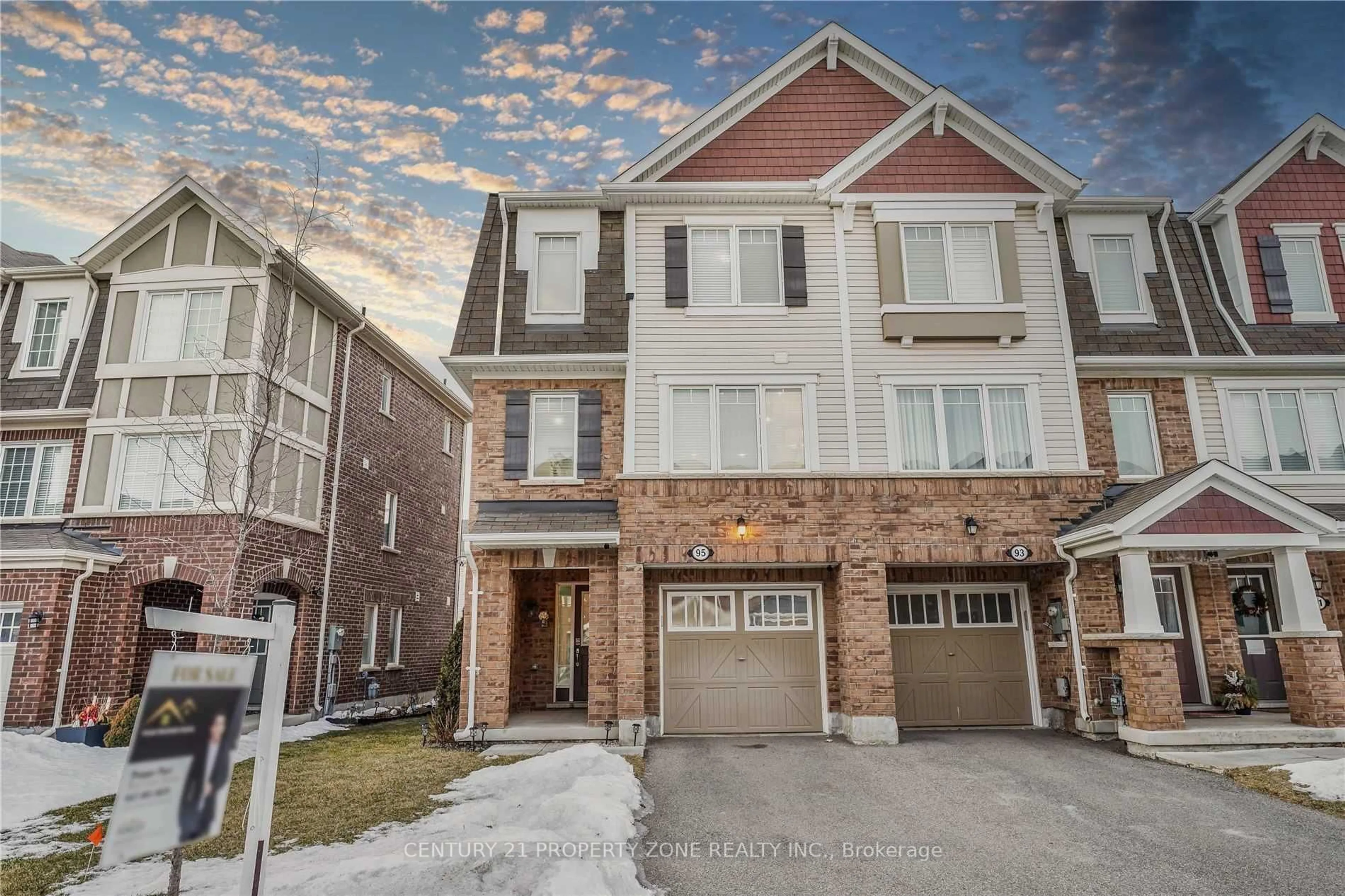 Home with brick exterior material, street for 95 Bannister Cres, Brampton Ontario L7A 0G2