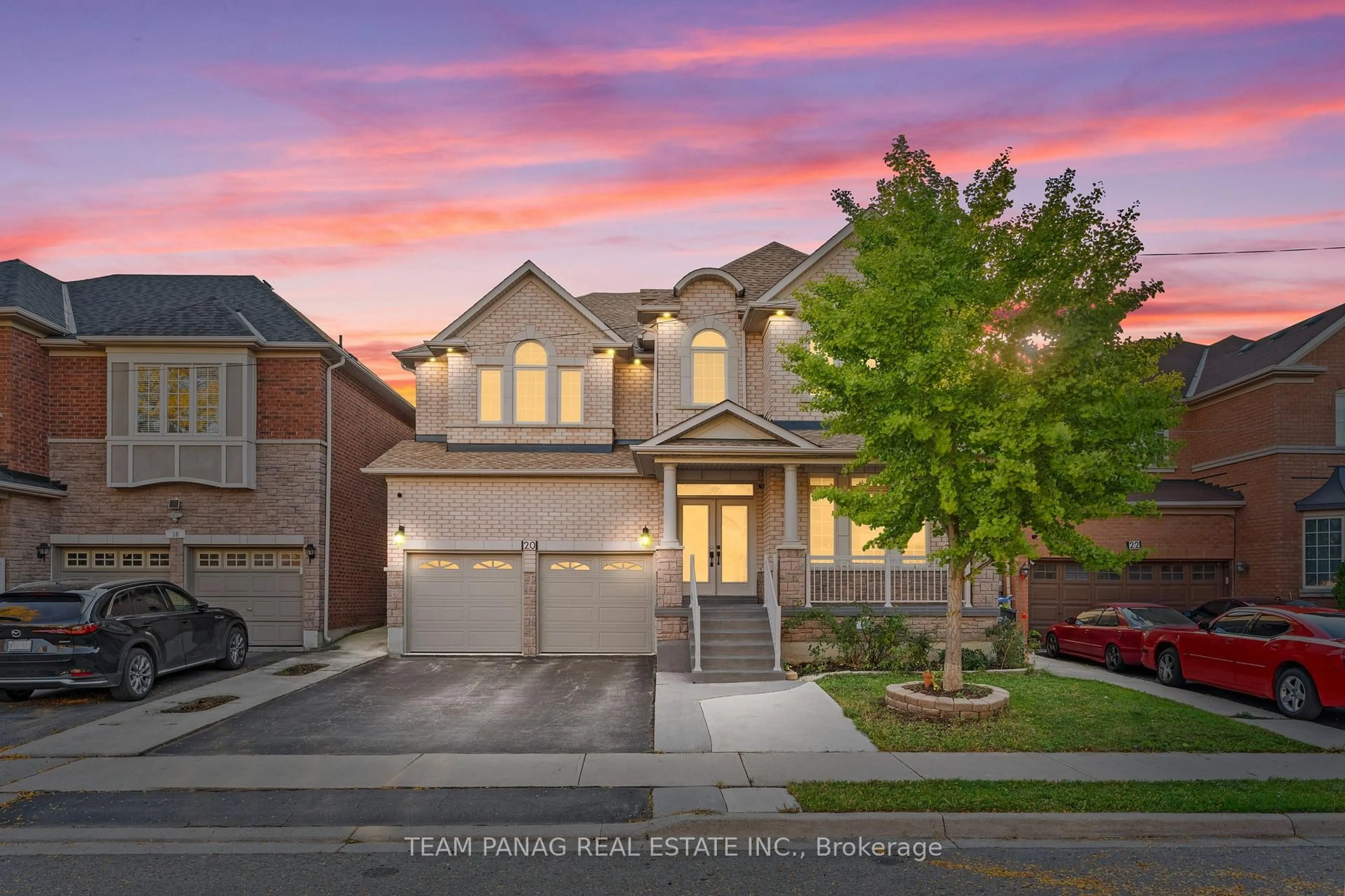 Home with brick exterior material, street for 20 Lion Pride Lane, Brampton Ontario L6R 3E4