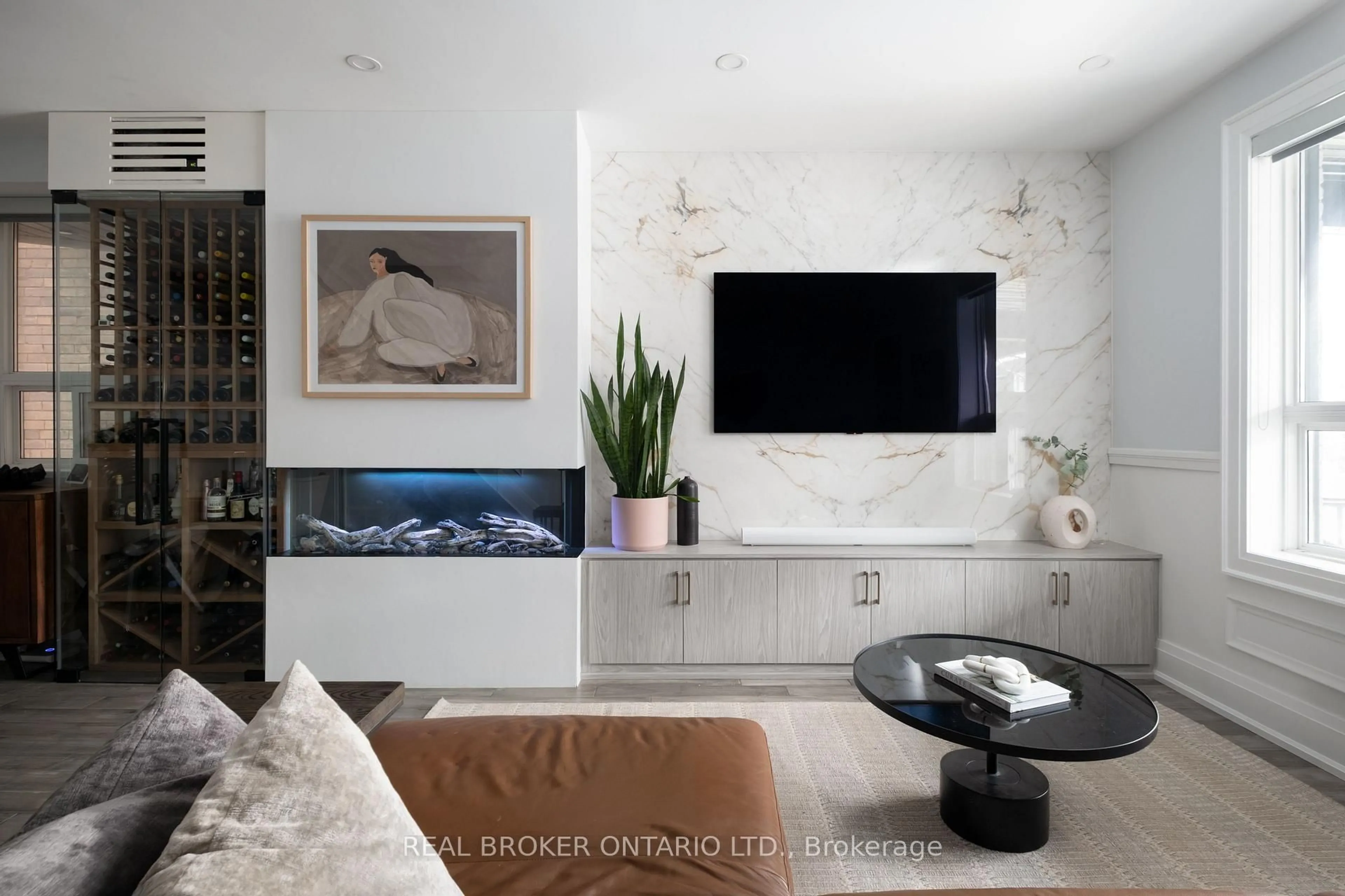 Home theater for 1059 Saint Clarens Ave, Toronto Ontario M6H 3X8