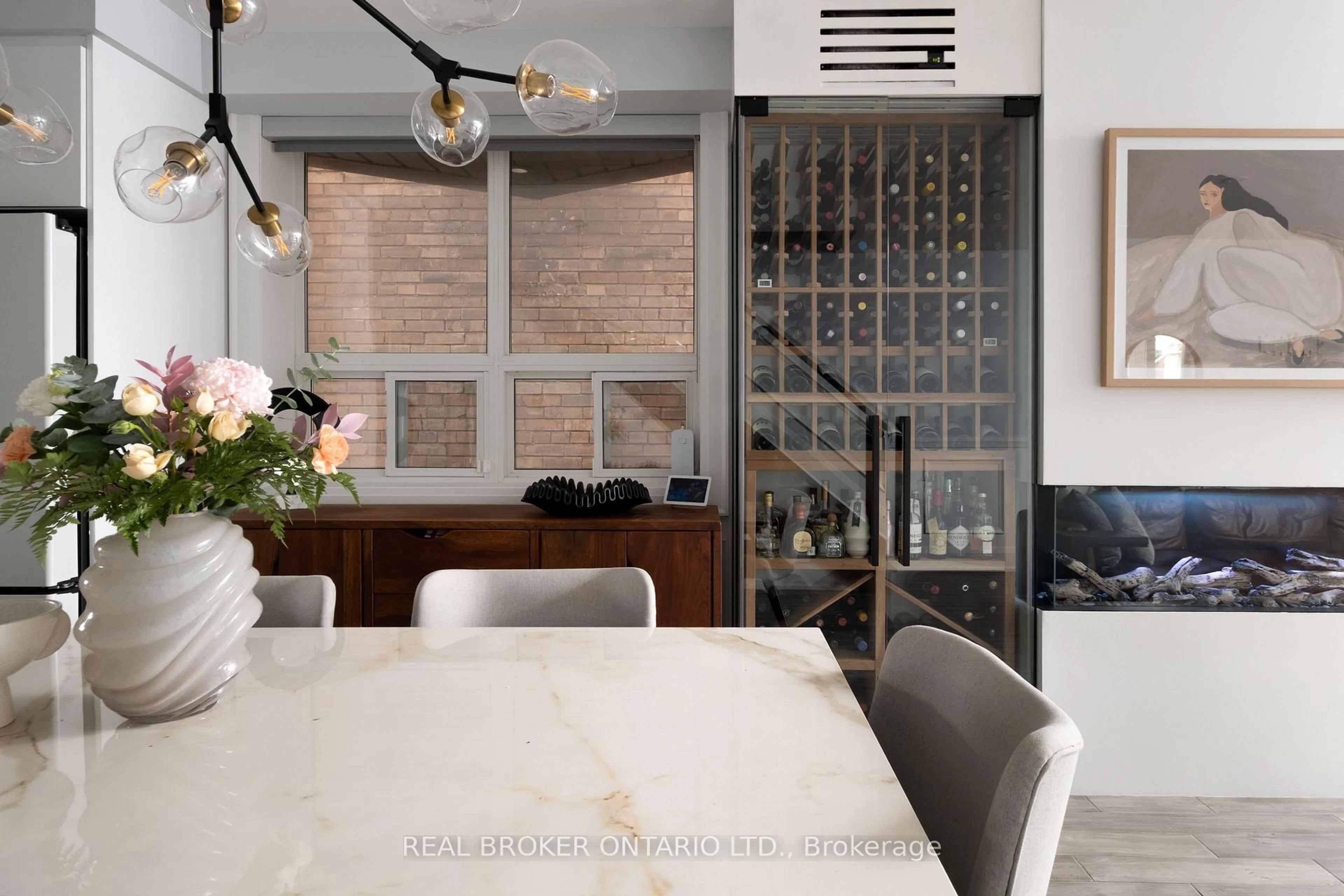 Contemporary kitchen, ceramic/tile floor for 1059 Saint Clarens Ave, Toronto Ontario M6H 3X8