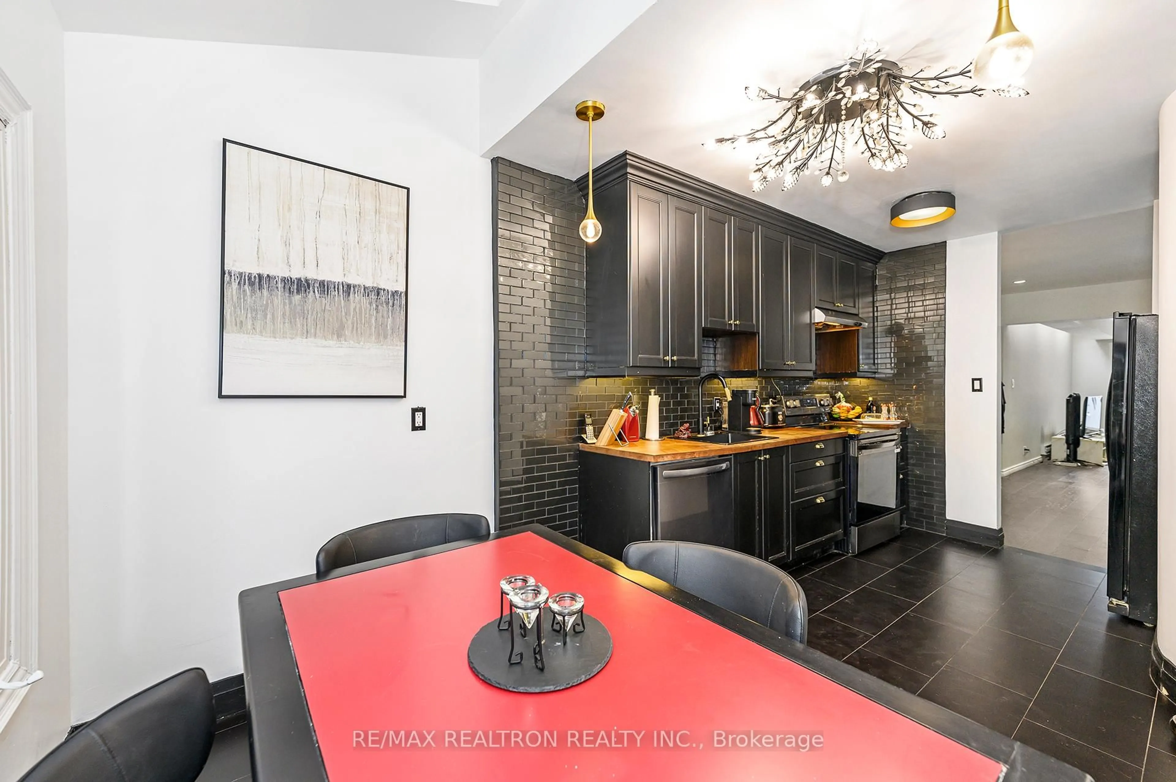 Contemporary kitchen, ceramic/tile floor for 24 Marion St, Toronto Ontario M6R 1E5