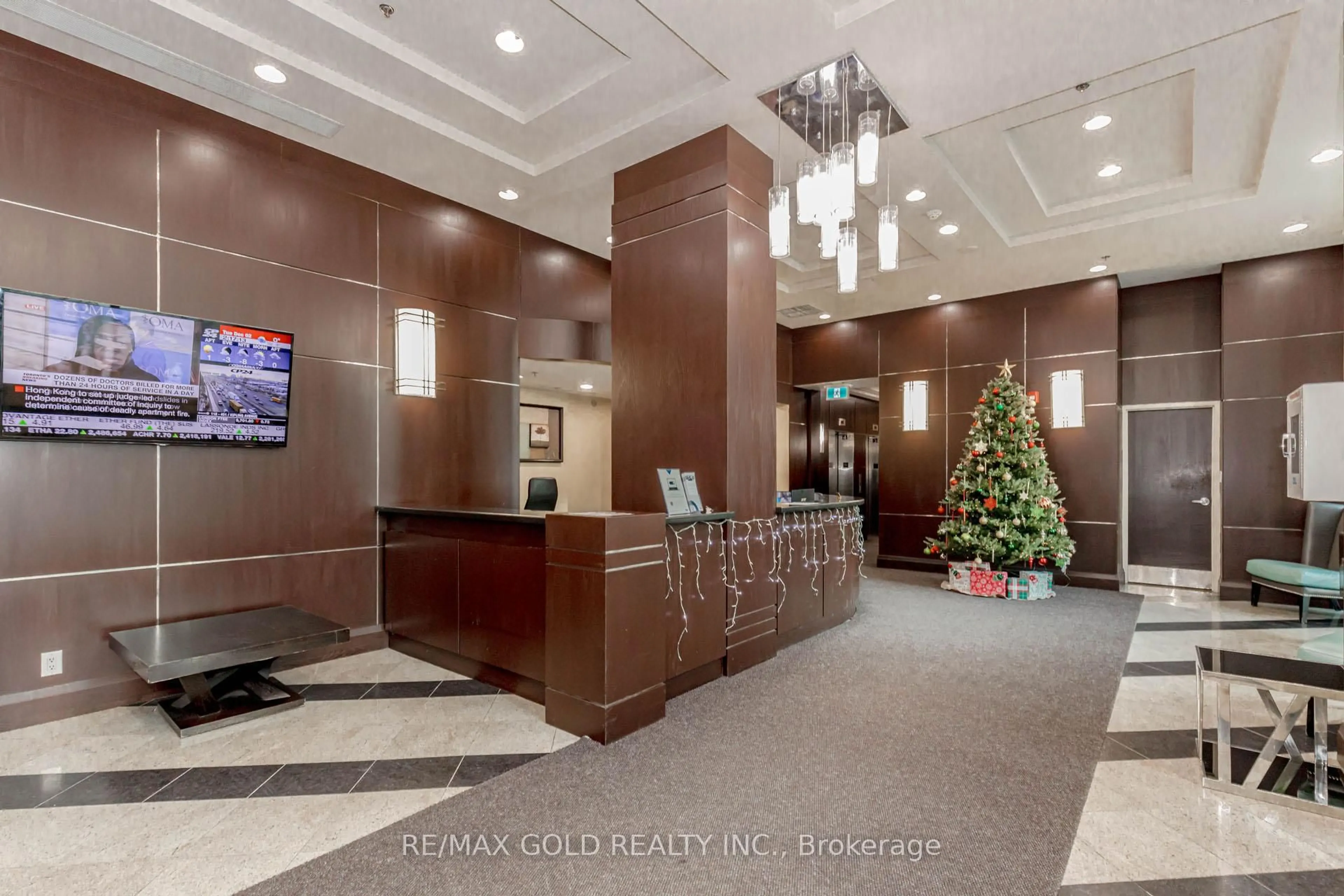 Lobby for 208 Enfield Pl #1507, Mississauga Ontario L5B 0B8