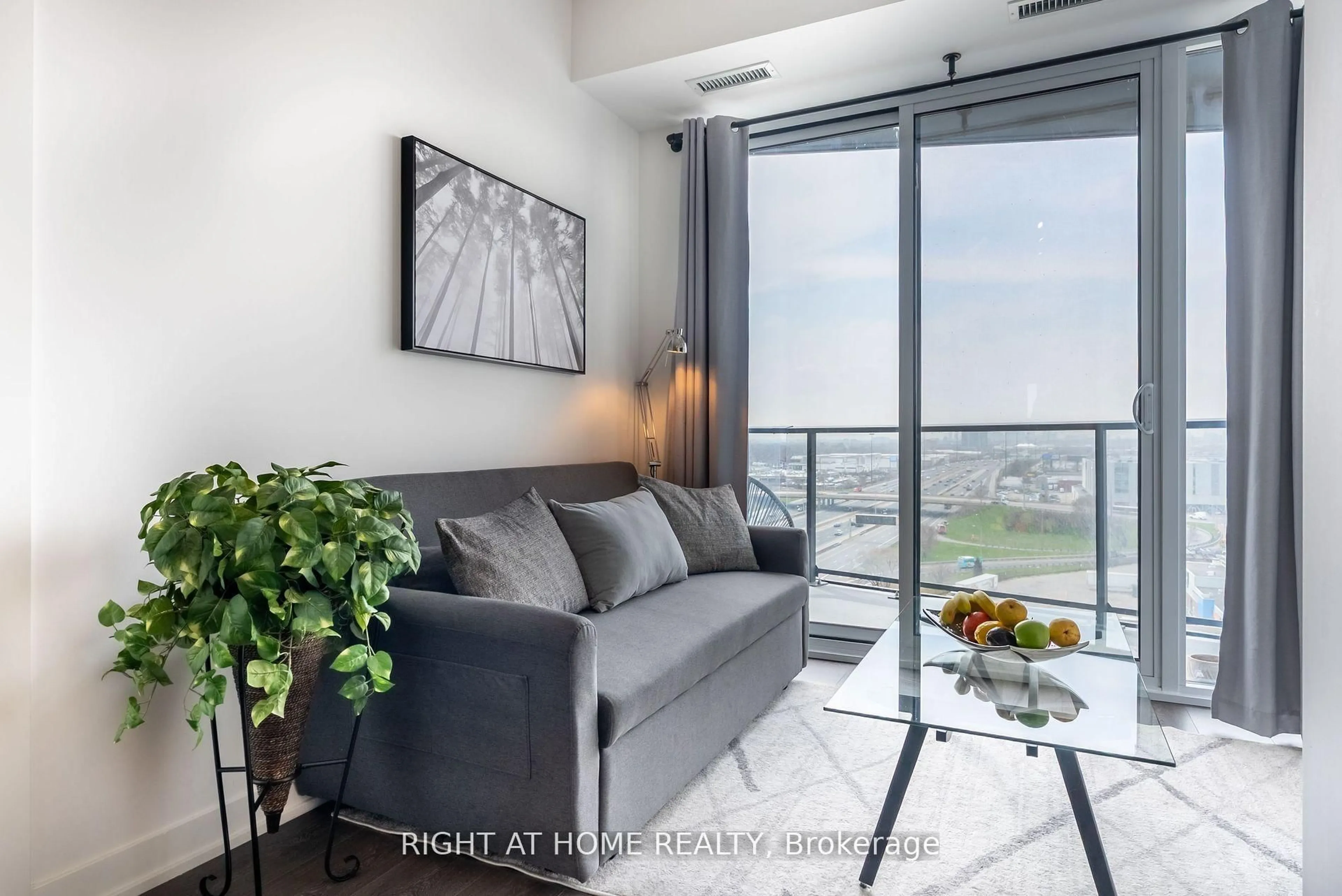 Living room with furniture, unknown for 36 Zorra St #1101, Toronto Ontario M8Z 0G5