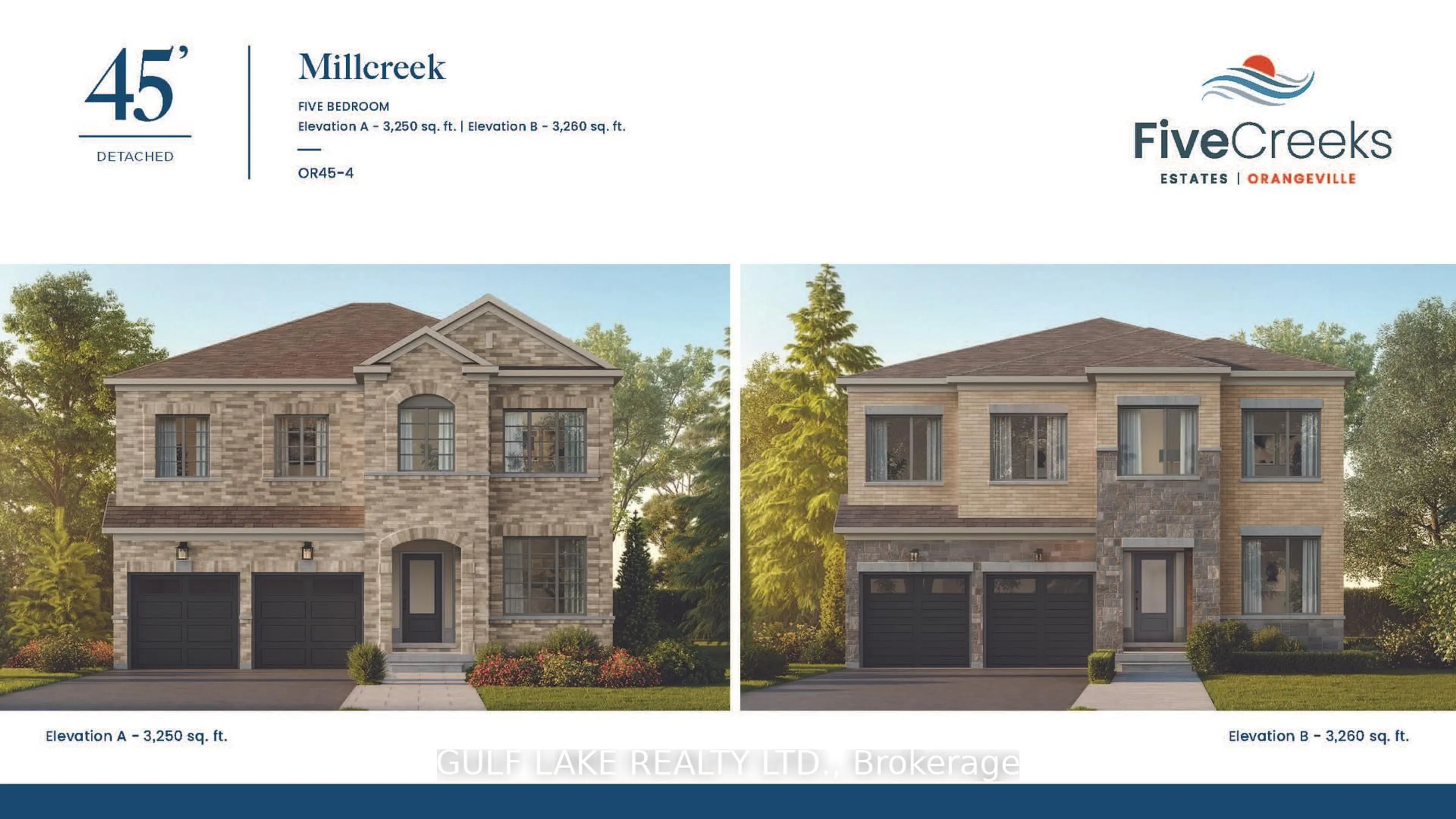 Home with brick exterior material, building for 46 meyer Dr, Orangeville Ontario L9W 4S2