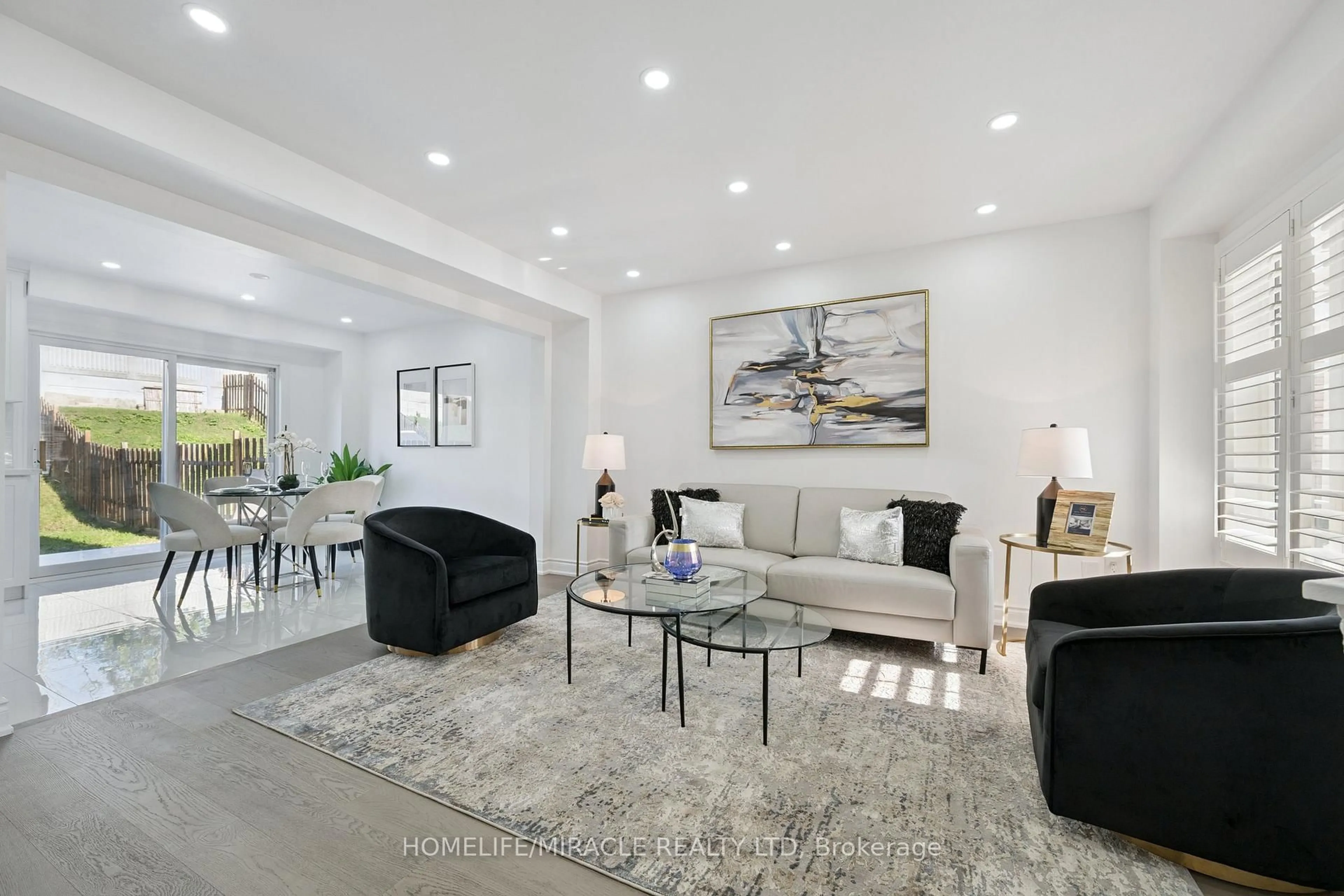 Living room with furniture, unknown for 7562 Black Walnut Tr, Mississauga Ontario L5N 8A9