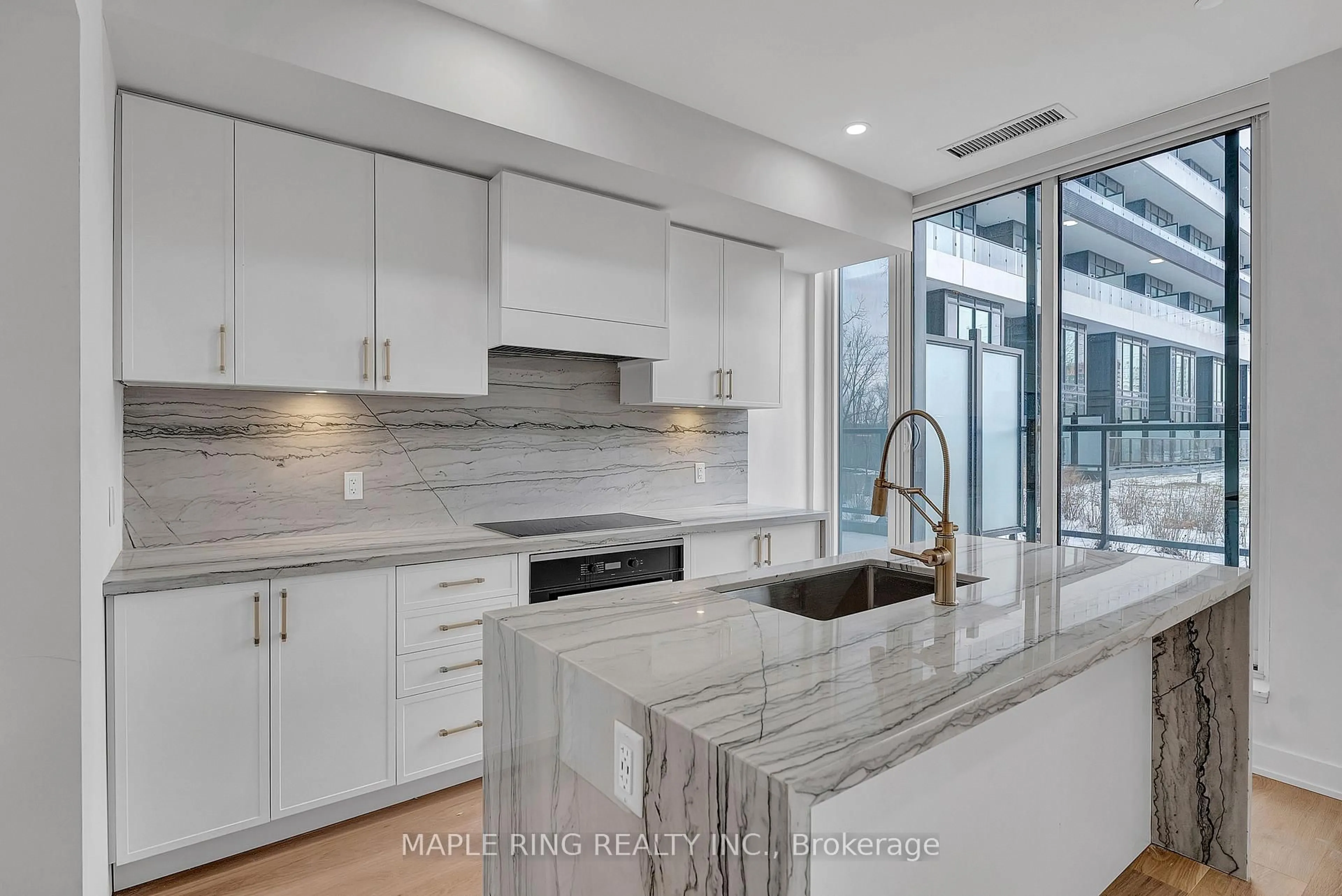 Contemporary kitchen, ceramic/tile floor for 2485 Taunton Rd #118, Oakville Ontario L6H 3R8