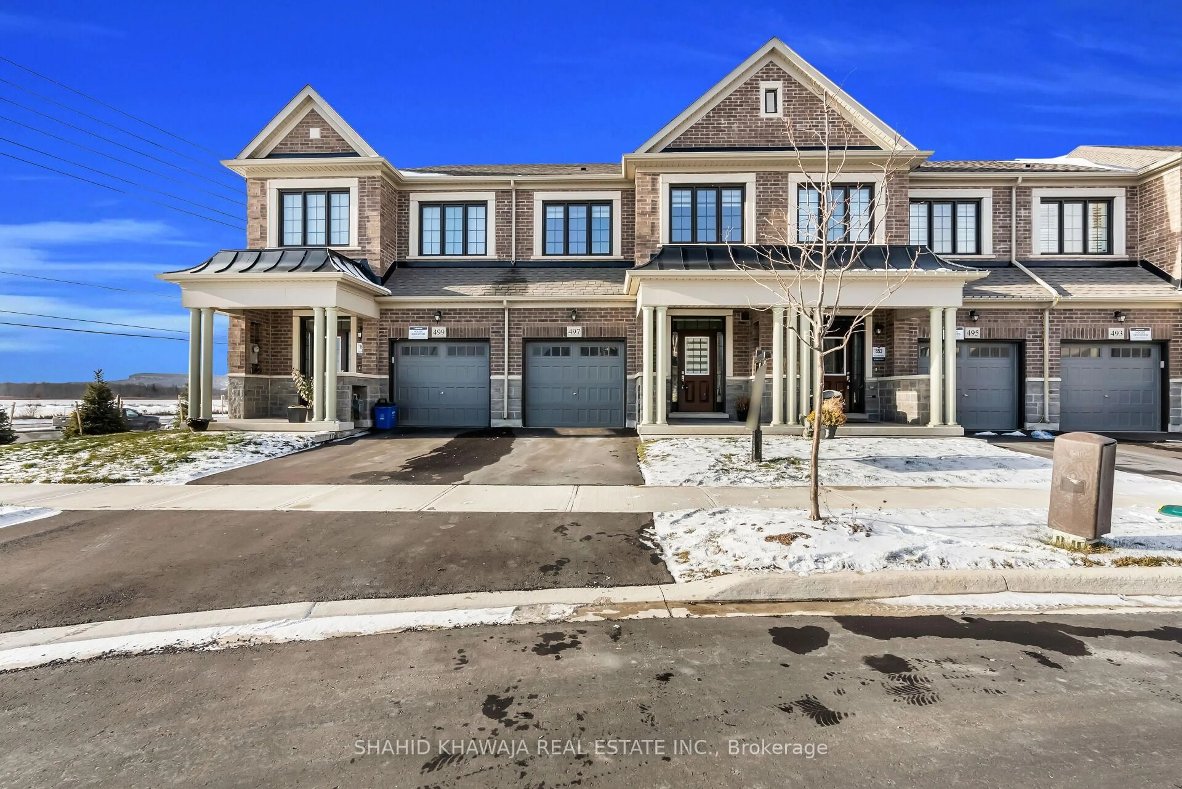 Home with brick exterior material, street for 497 Celandine Terr, Milton Ontario L9E 1T8