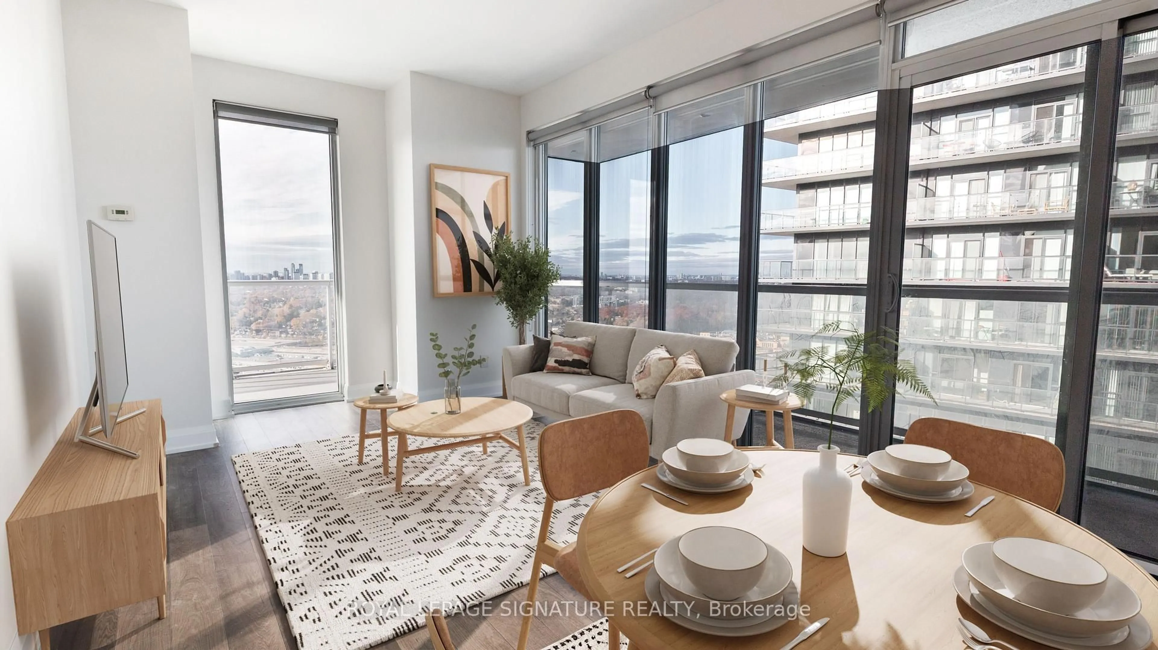 Living room with furniture, unknown for 56 Annie Craig Dr #3408, Toronto Ontario M8V 0C4