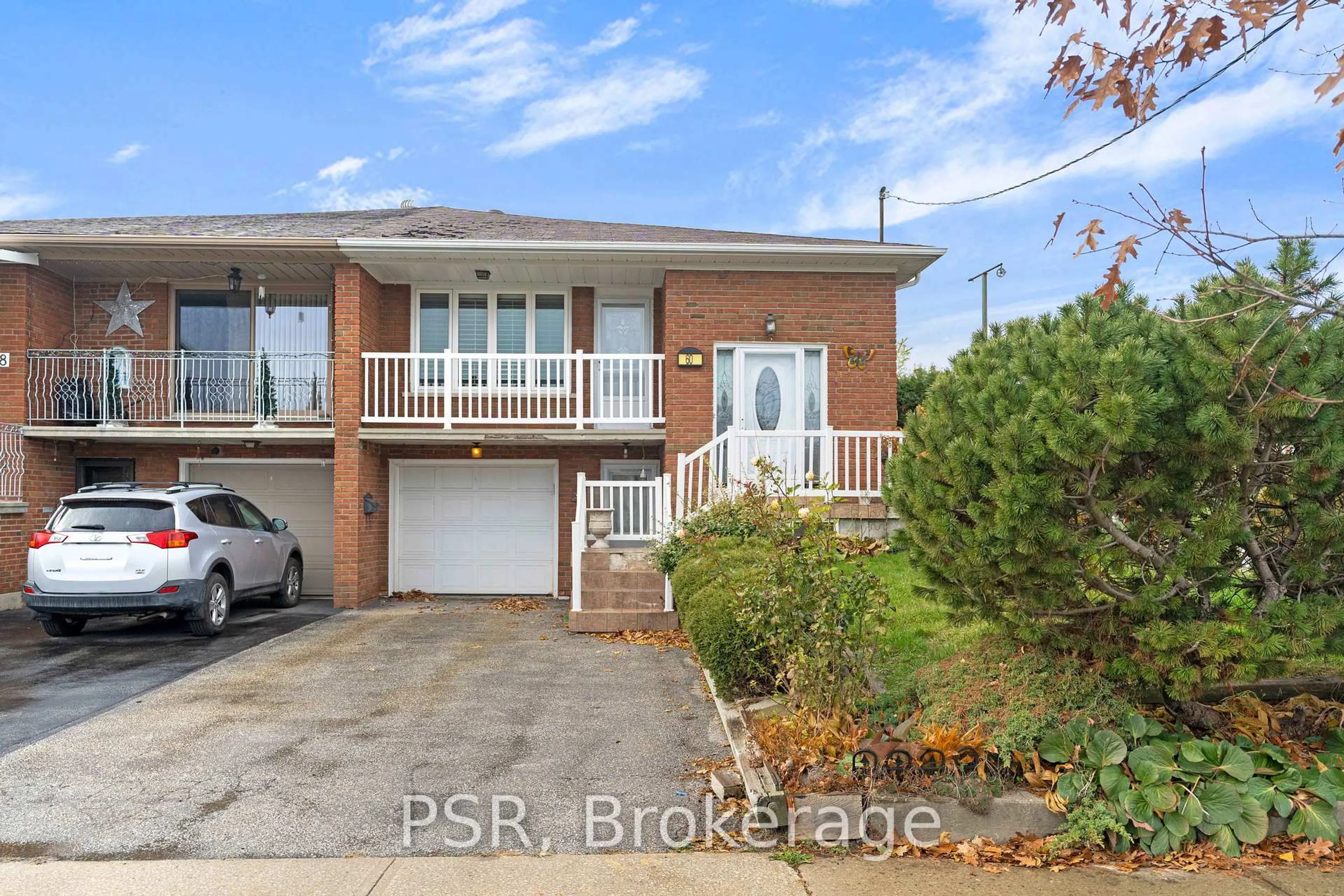 Home with brick exterior material, street for 60 Bamford Cres, Toronto Ontario M3N 1T8