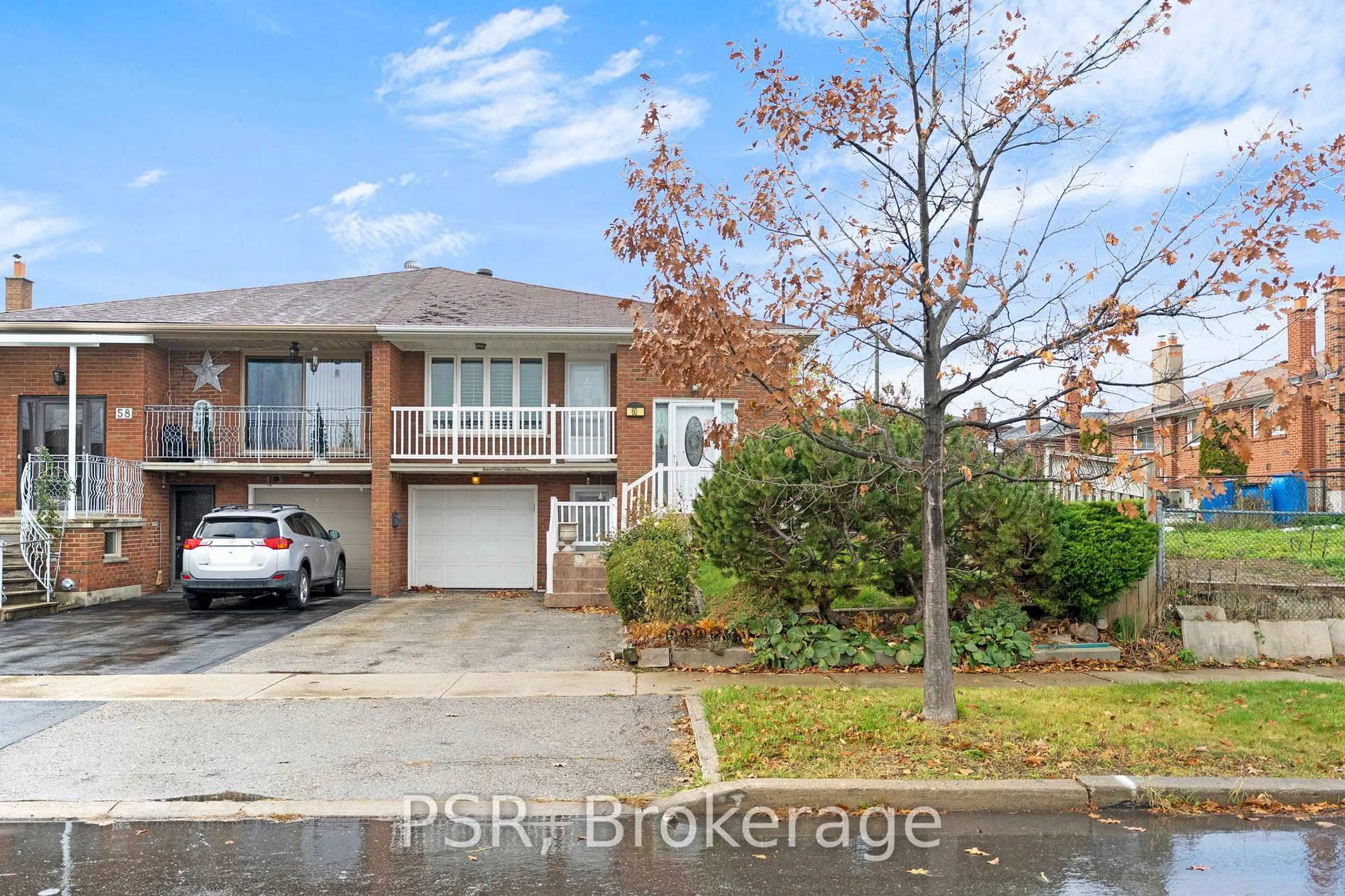 Home with brick exterior material, street for 60 Bamford Cres, Toronto Ontario M3N 1T8
