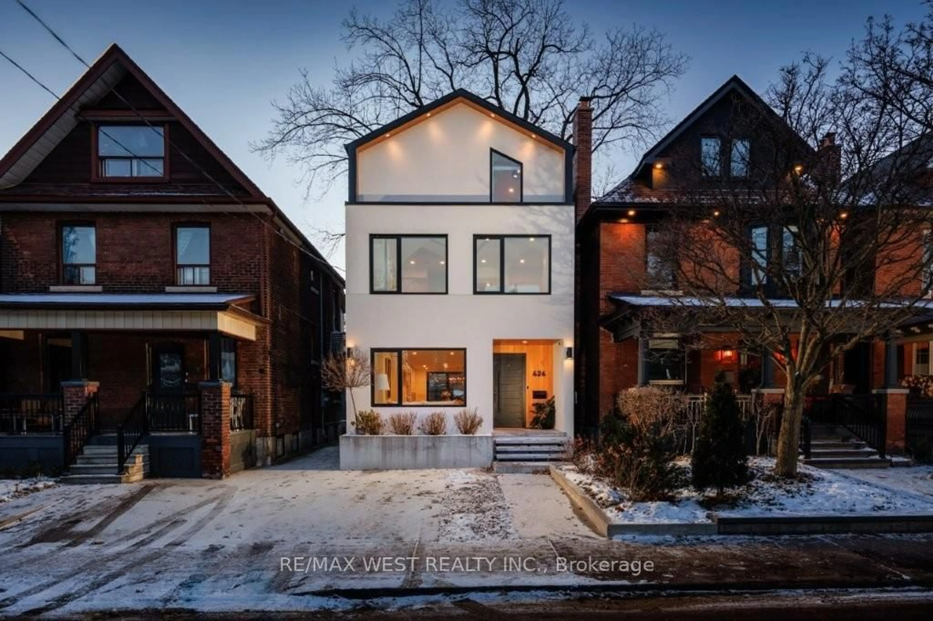 Home with brick exterior material, street for 424 Clendenan Ave, Toronto Ontario M6P 2X6