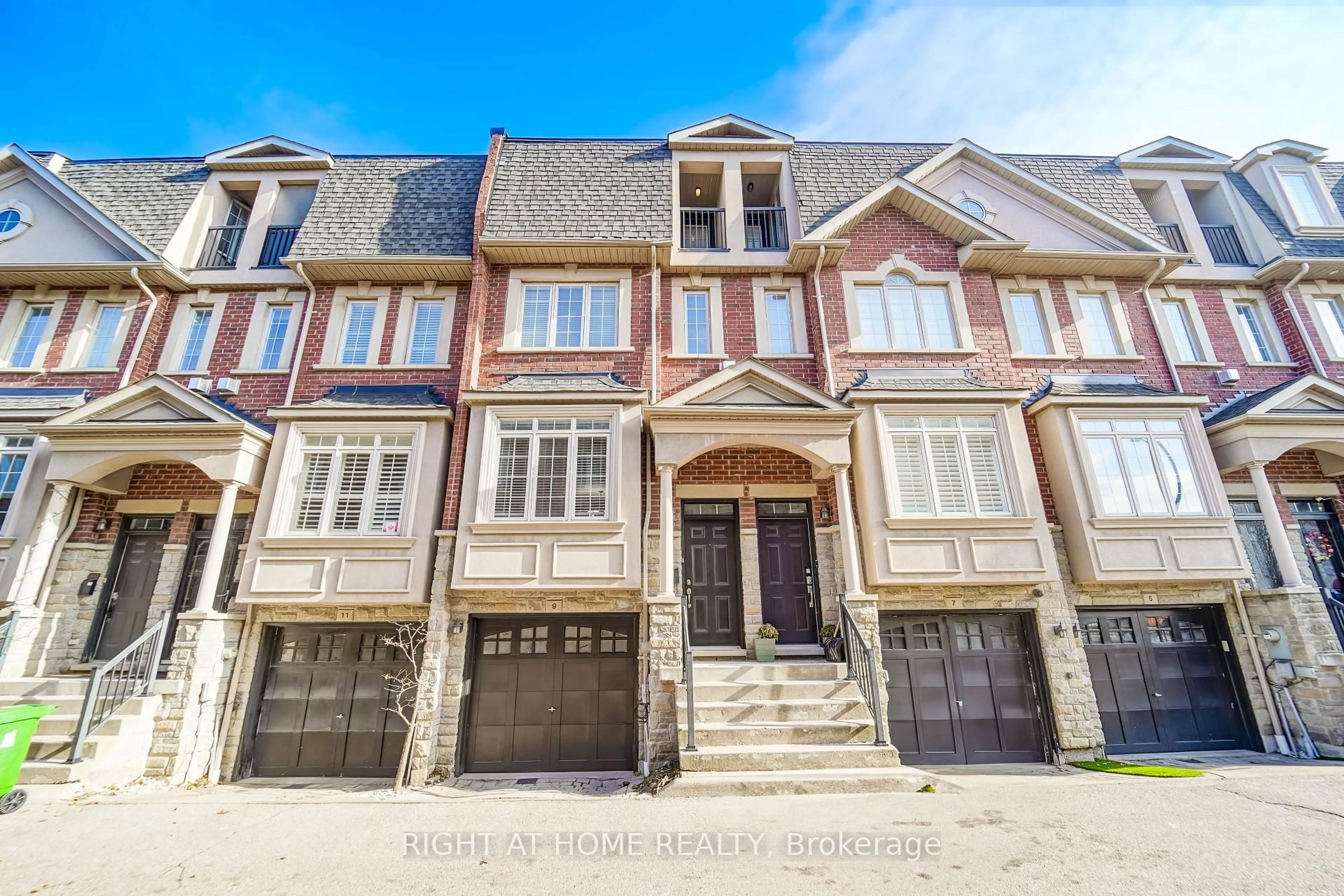 Home with brick exterior material, street for 9 Streight Lane, Toronto Ontario M9B 0A3