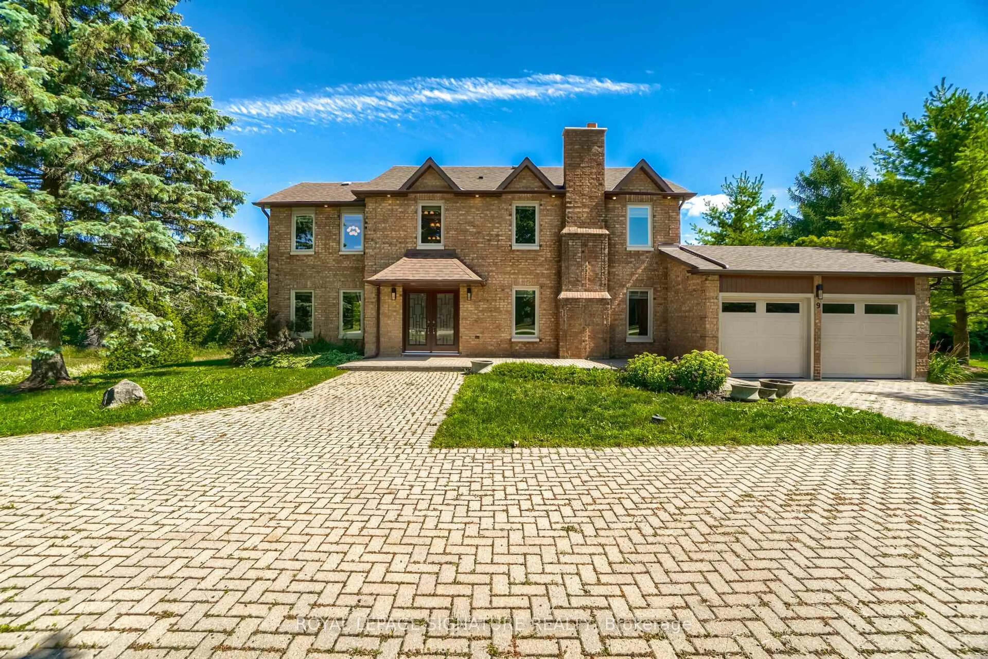 Home with brick exterior material, street for 9 Elite Rd, Caledon Ontario L7K 0L2