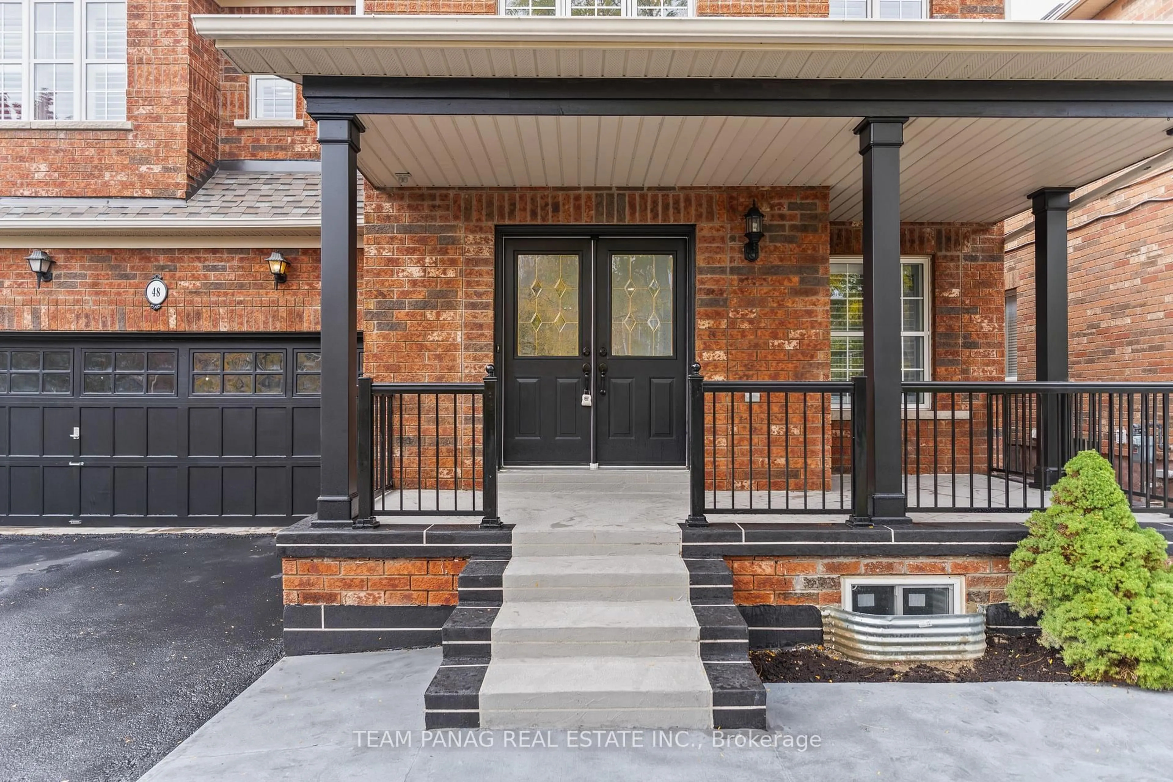 Home with brick exterior material, street for 48 Citadel Cres, Brampton Ontario L6P 1X8