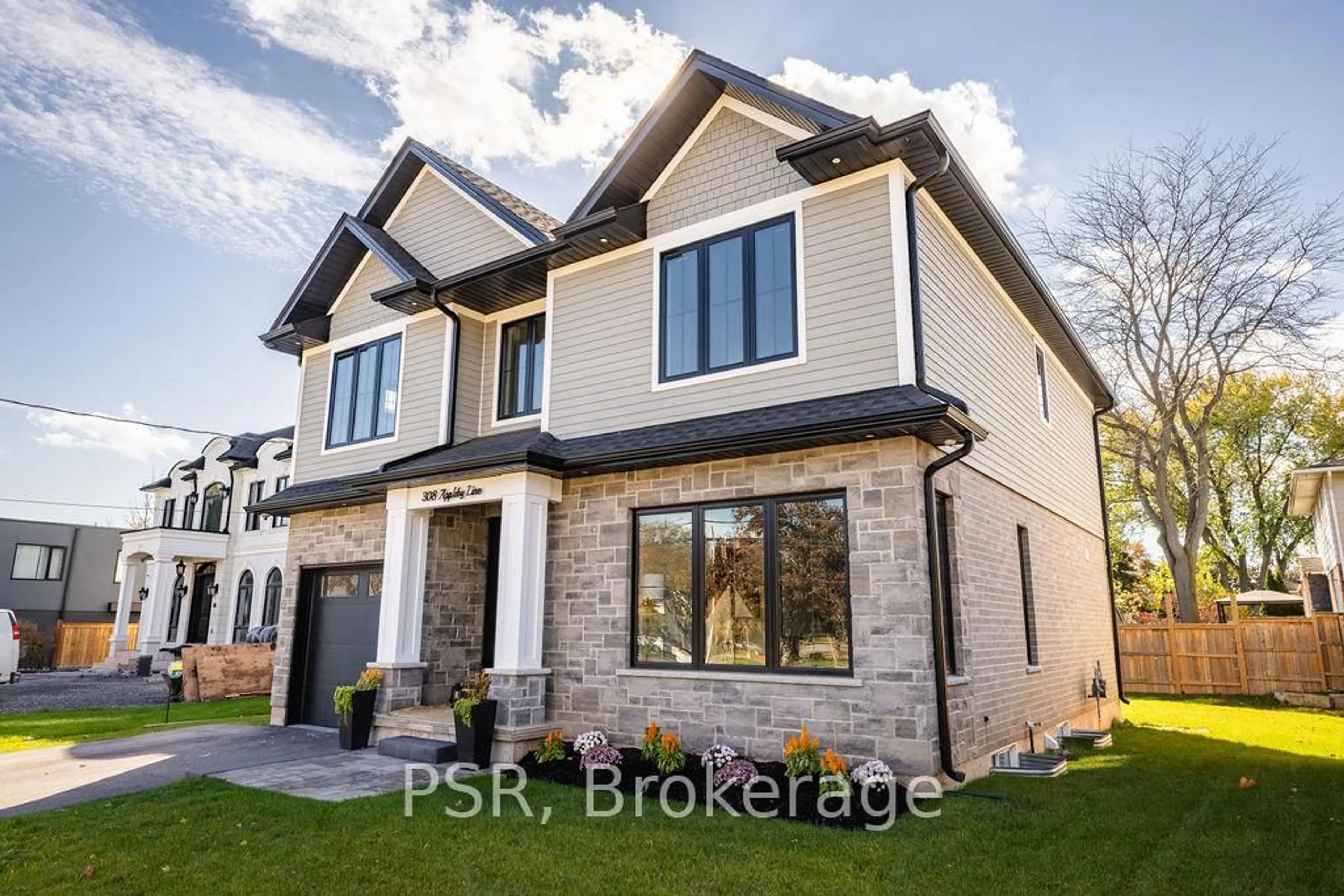 Home with brick exterior material, street for 308 Appleby Line, Burlington Ontario L7L 2X5