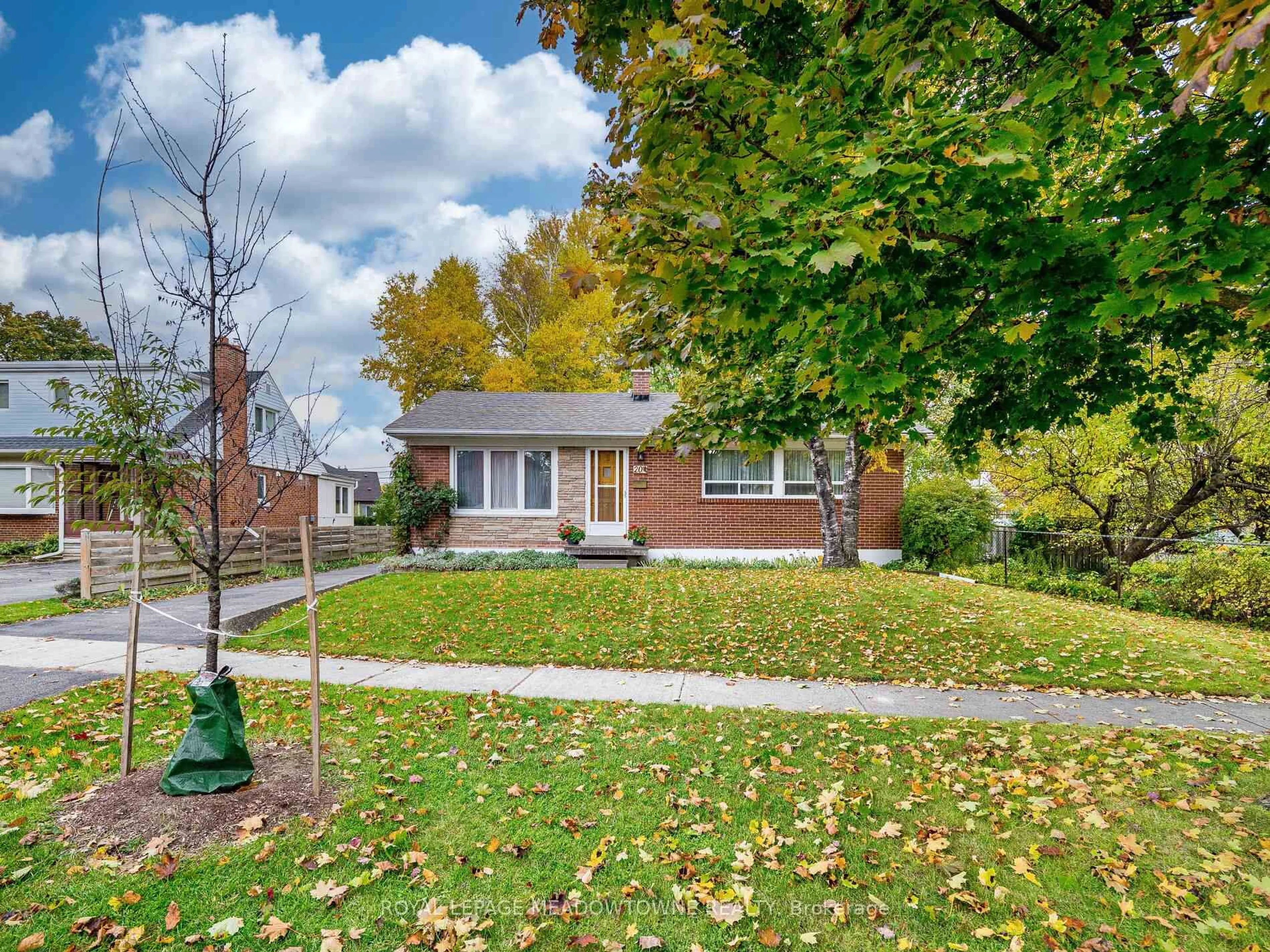Home with brick exterior material, street for 20 Erlesmere Ave, Brampton Ontario L6W 2T5