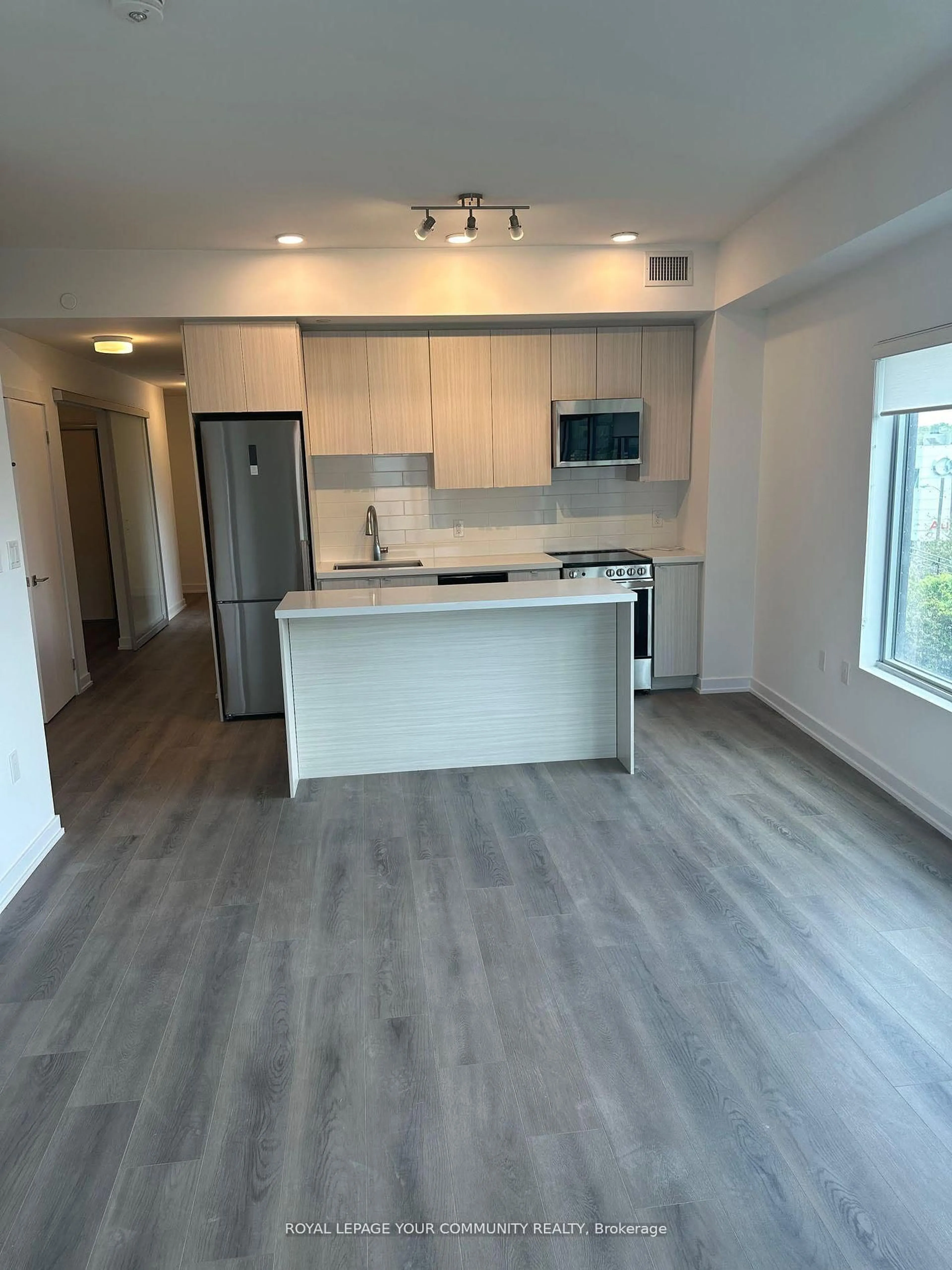 Open concept kitchen, unknown for 2433 Dufferin St #313, Toronto Ontario M6E 0B4
