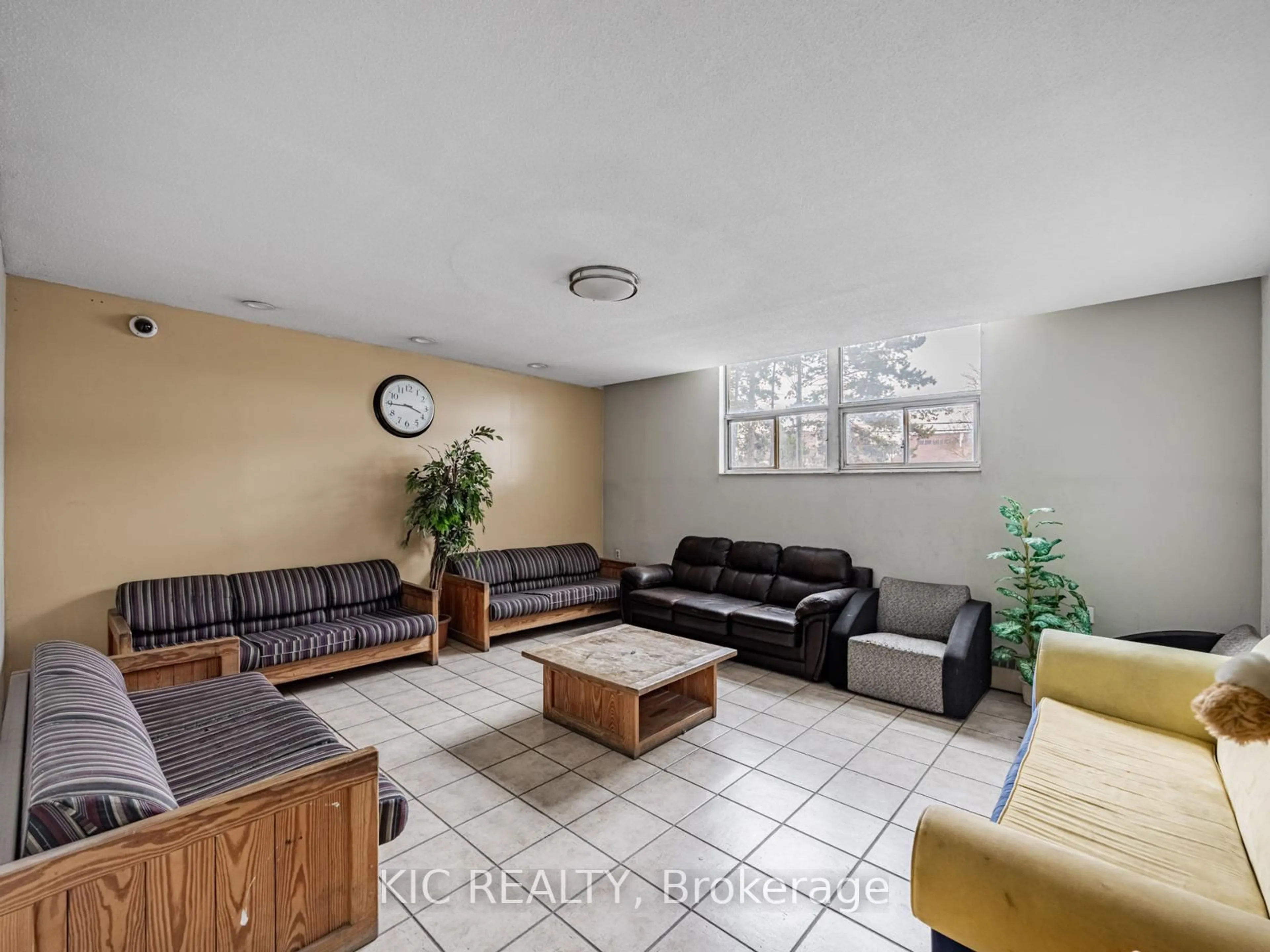 Living room with furniture, ceramic/tile floor for 2645 KIPLING Ave #403, Toronto Ontario M9V 3S6