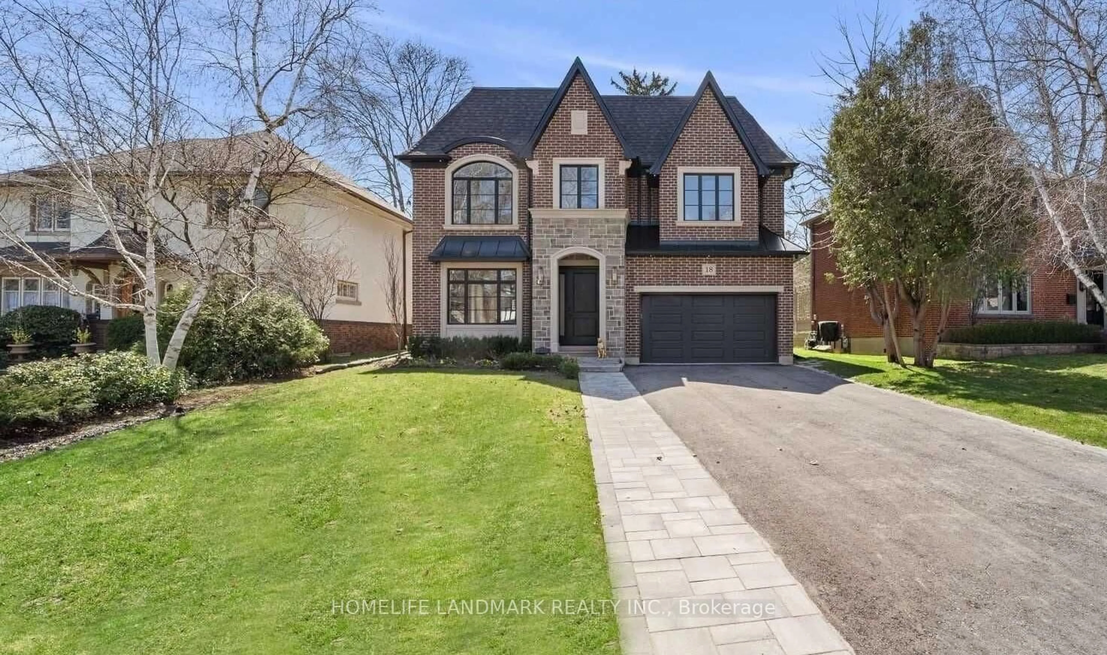 Home with brick exterior material, street for 18 Burnhamthorpe Park Blvd, Toronto Ontario M9A 1H9