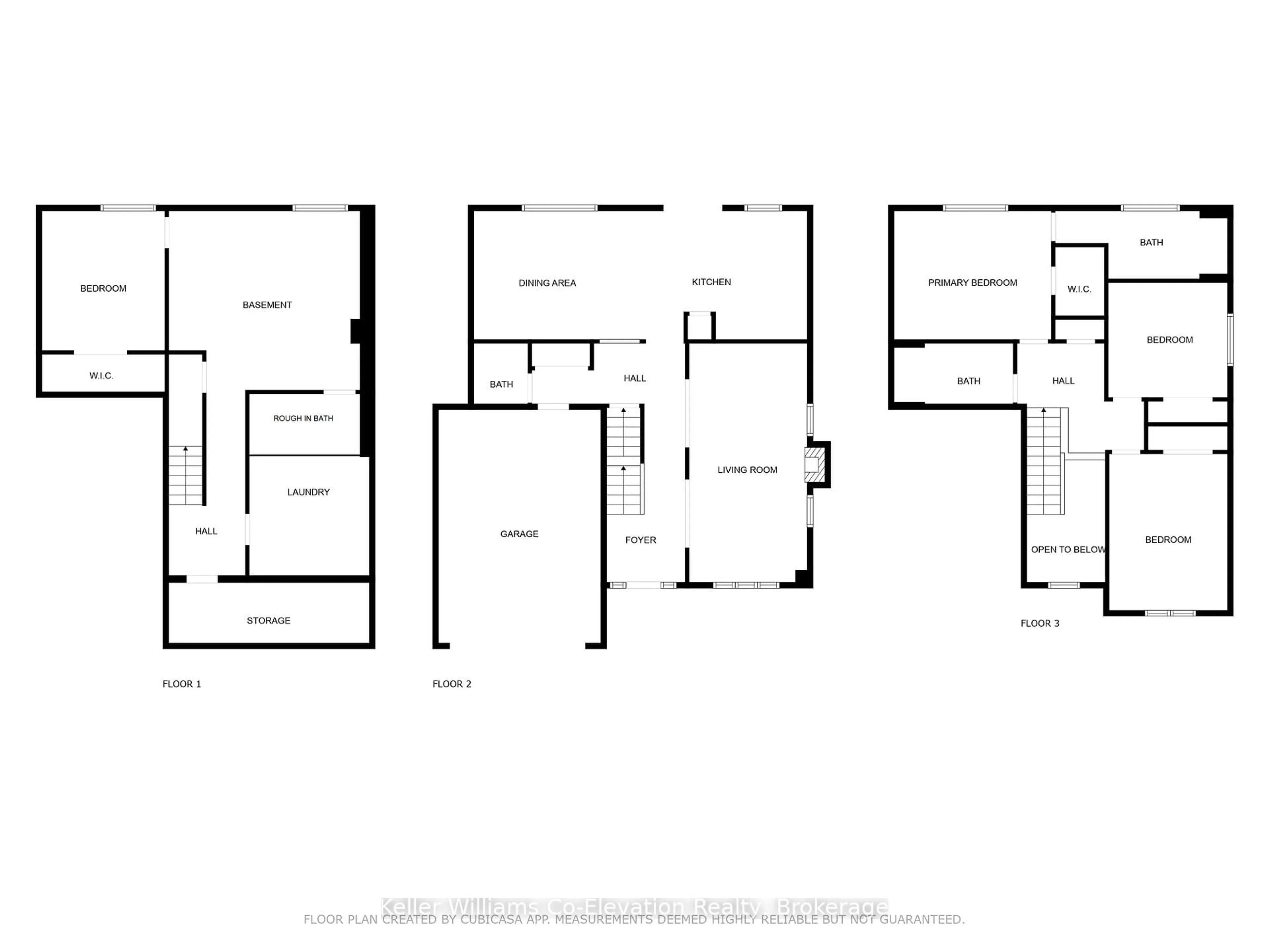 Floor plan for 14 Graham Cres, Orangeville Ontario L9W 5J4