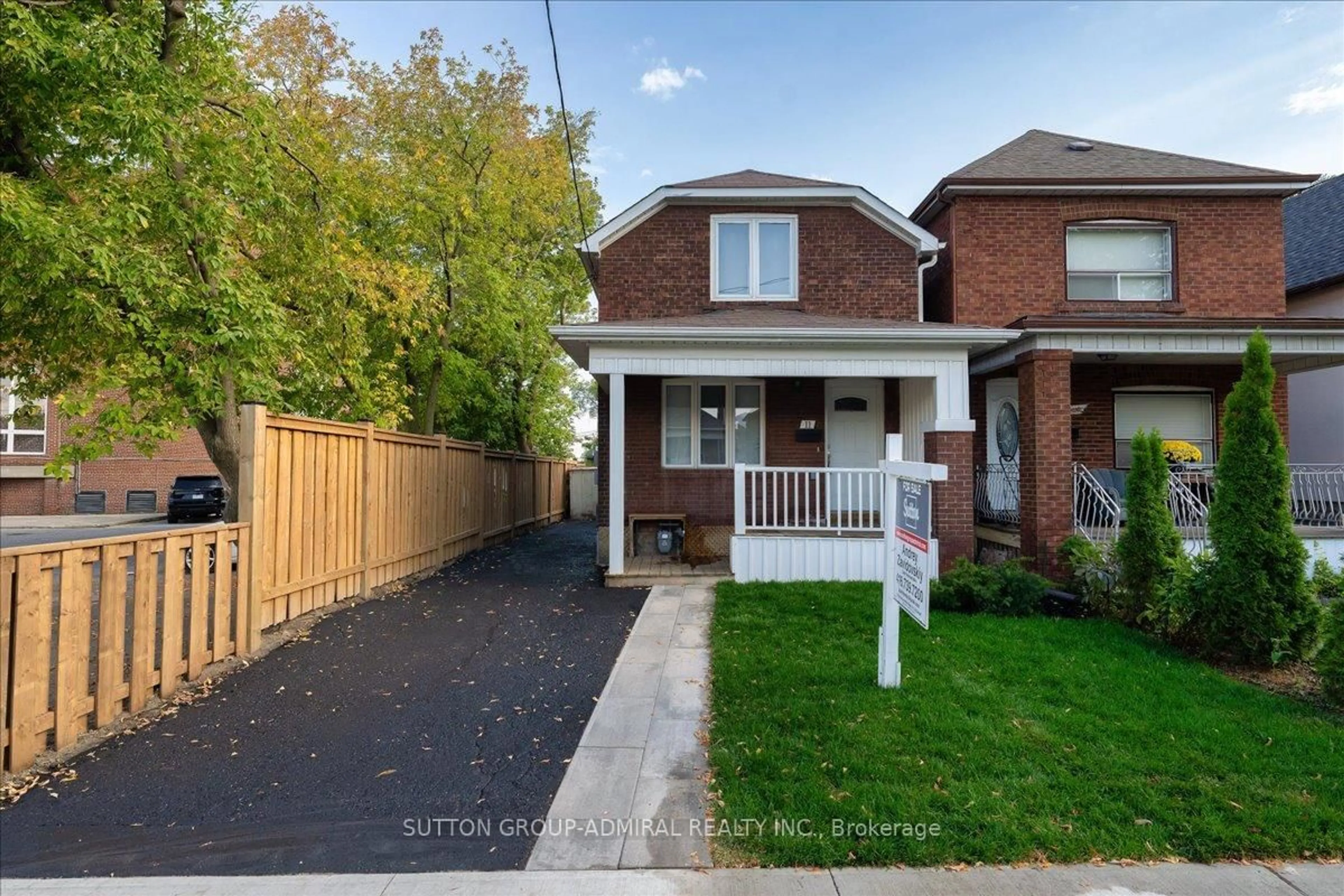 Home with brick exterior material, street for 11 Bowie Ave, Toronto Ontario M6E 2P1