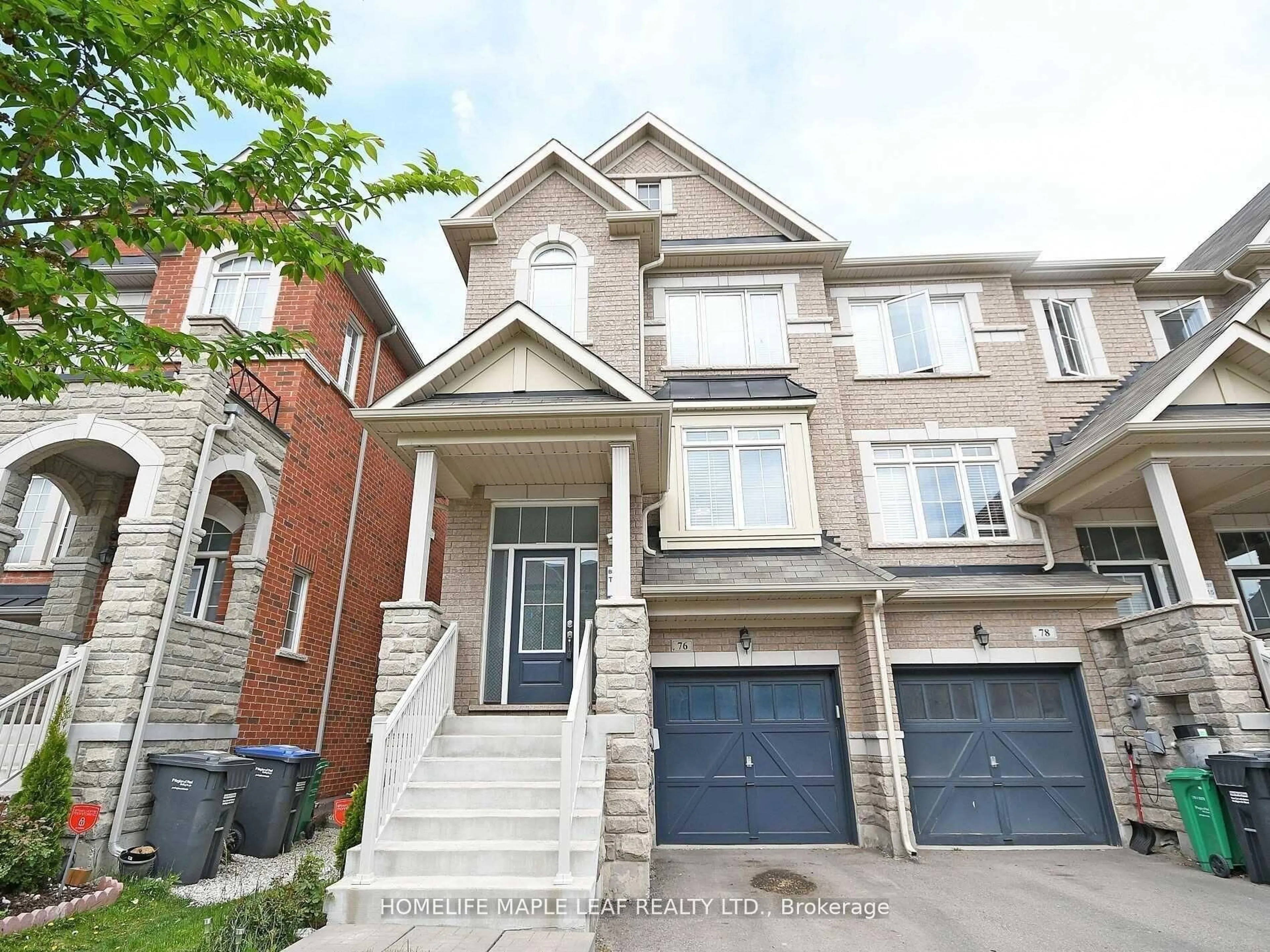 Home with brick exterior material, street for 76 Rockman Cres, Brampton Ontario L7A 3Z9